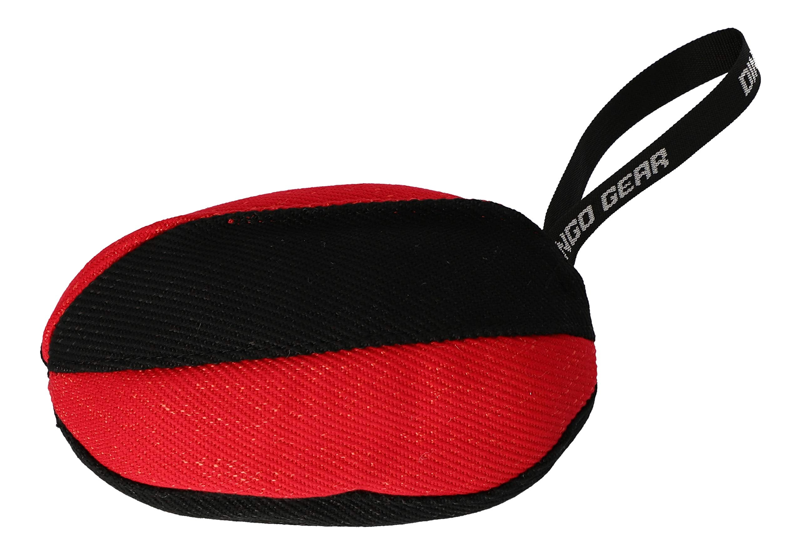 Dingo Gear Bite Tug Rugby Ball for Dog Training Fun IGP K9 Red S02782