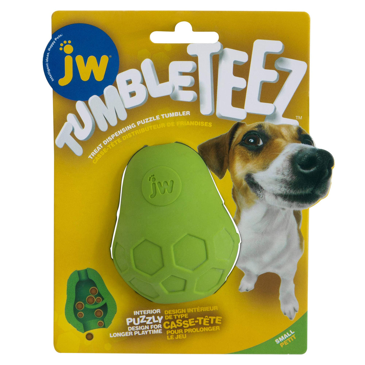 Jw Tumble Teez Puzzler Treat Dispenser, Small