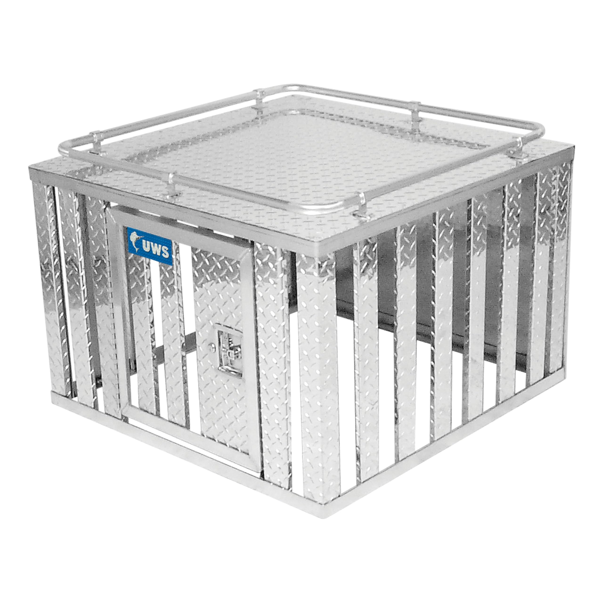 UWS DB-3636 Bright Aluminum 36 x 36 Single-Door Dog Box
