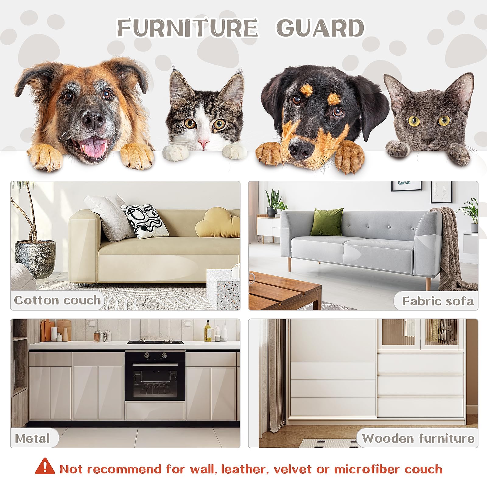 Anti Cat Scratch Furniture Protector, Cat Couch Protector, Anti Scratch Furniture Protector, Protector Pads For Furniture For Co