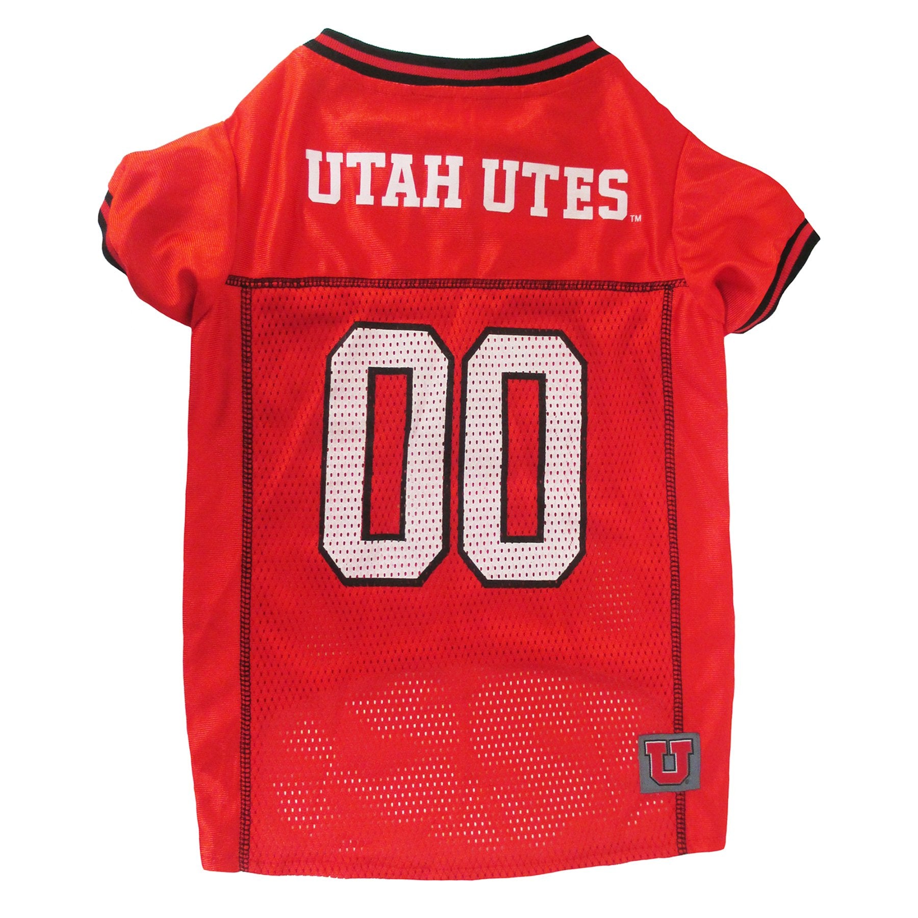 Pets First NCAA College Utah Utes Mesh Jersey for DOGS & CATS, Small.Licensed Dog Jersey with your Favorite Football/Basketball