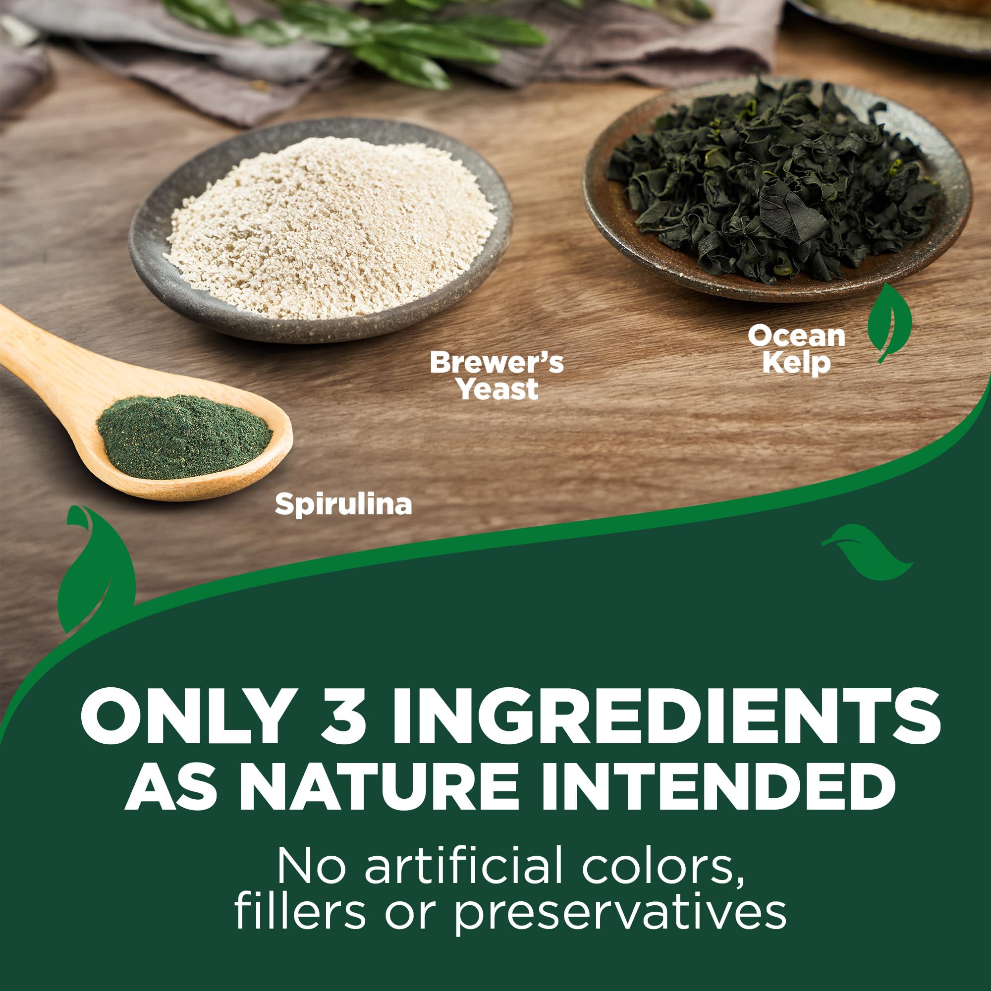 Vets Best Dog Teeth Cleaning Powder, Brush-Free Canine Teeth Cleaner & Breath Freshener, Plaque Remover for Teeth, Dog Dental Po