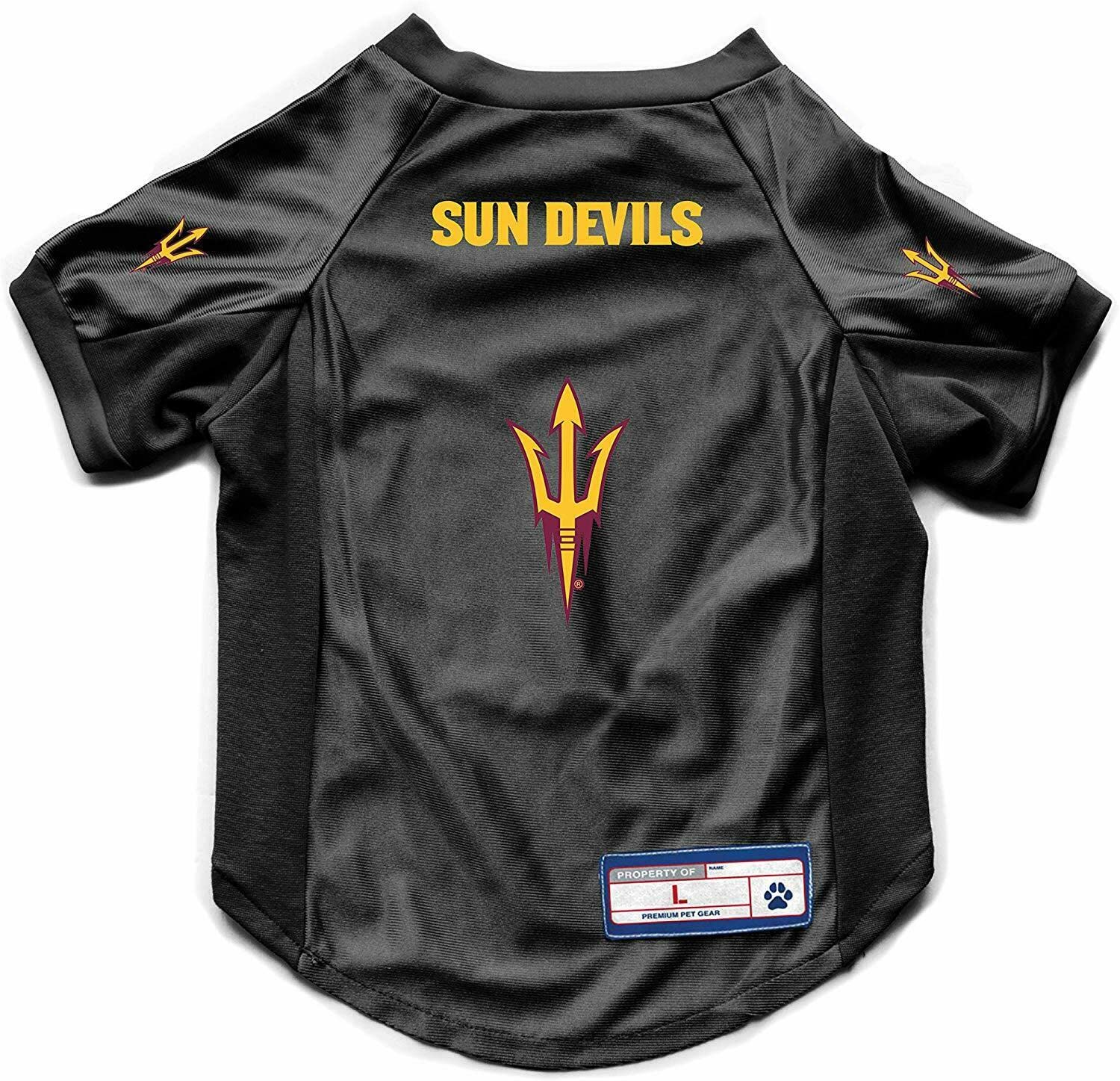Arizona State Sun Devils Pet Jersey Stretch Size Big Dog - Special Order