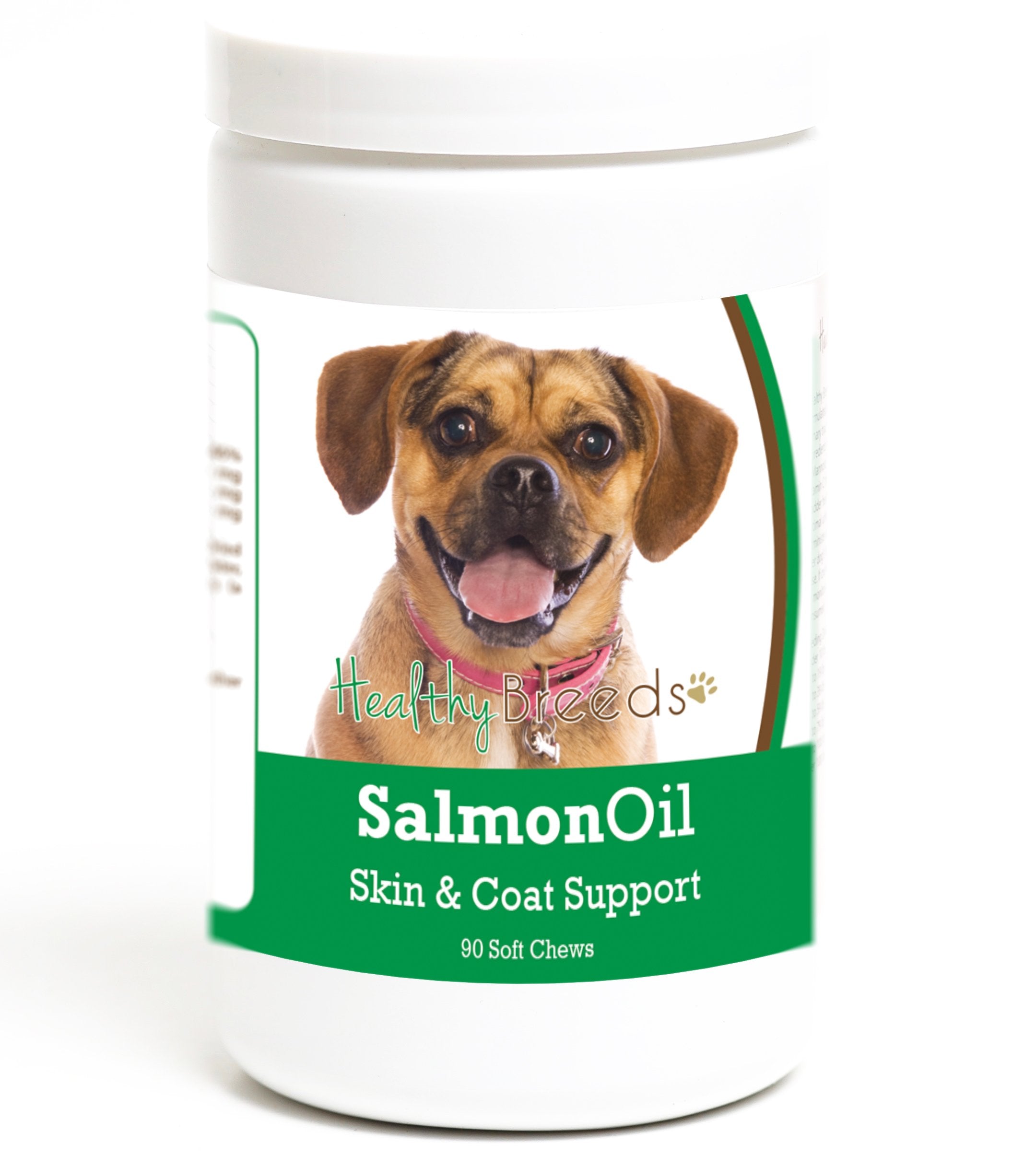 Healthy Breeds Puggle Salmon Oil Soft Chews 90 Count