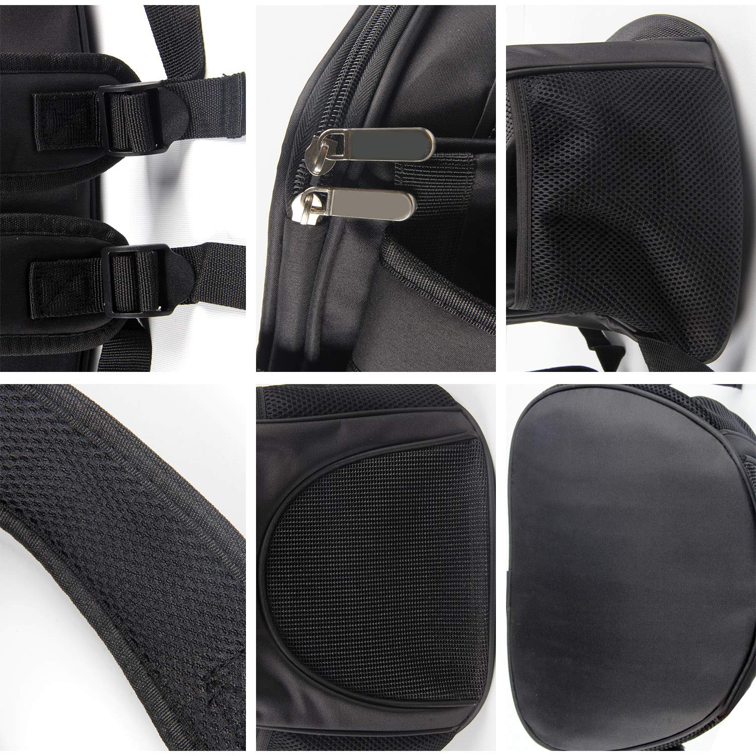 Dog Carrier Backpack Breathable For Small Pets/Cats/Puppies, Pet Carrier Bag With Mesh Ventilation, Safety Features And Cushion