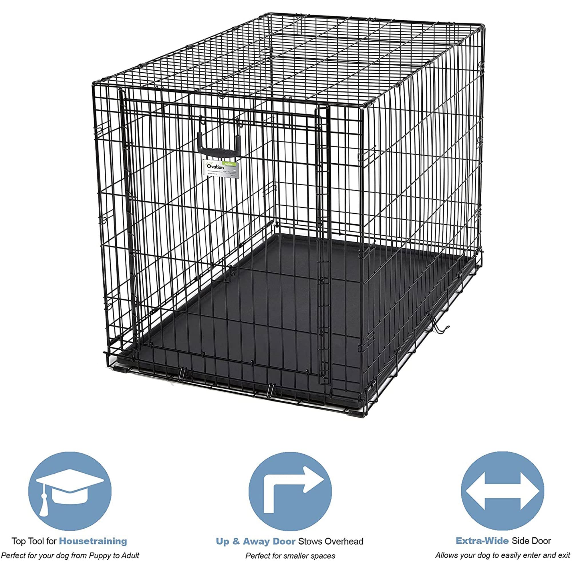 Midwest Homes For Pets Ovation Single Door Dog Crate, 42-Inch