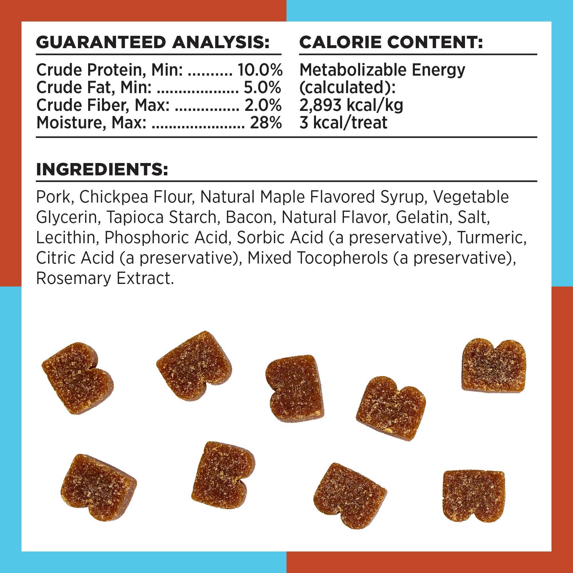 BIXBI Trainers All-Natural Grain-Free Dog Training Treats, Bacon, 6 oz
