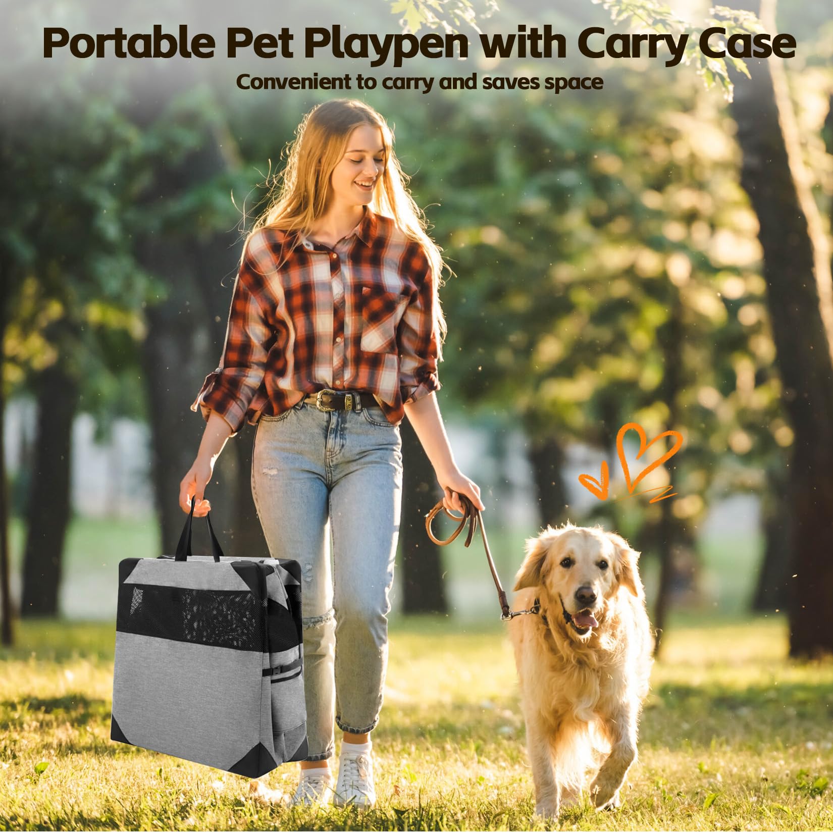 Dog Crate 30x21x21 Inch for Large or Medium Dogs, Portable and Foldable Design Perfect for Travel or Home Use, Dog Kennel with 3