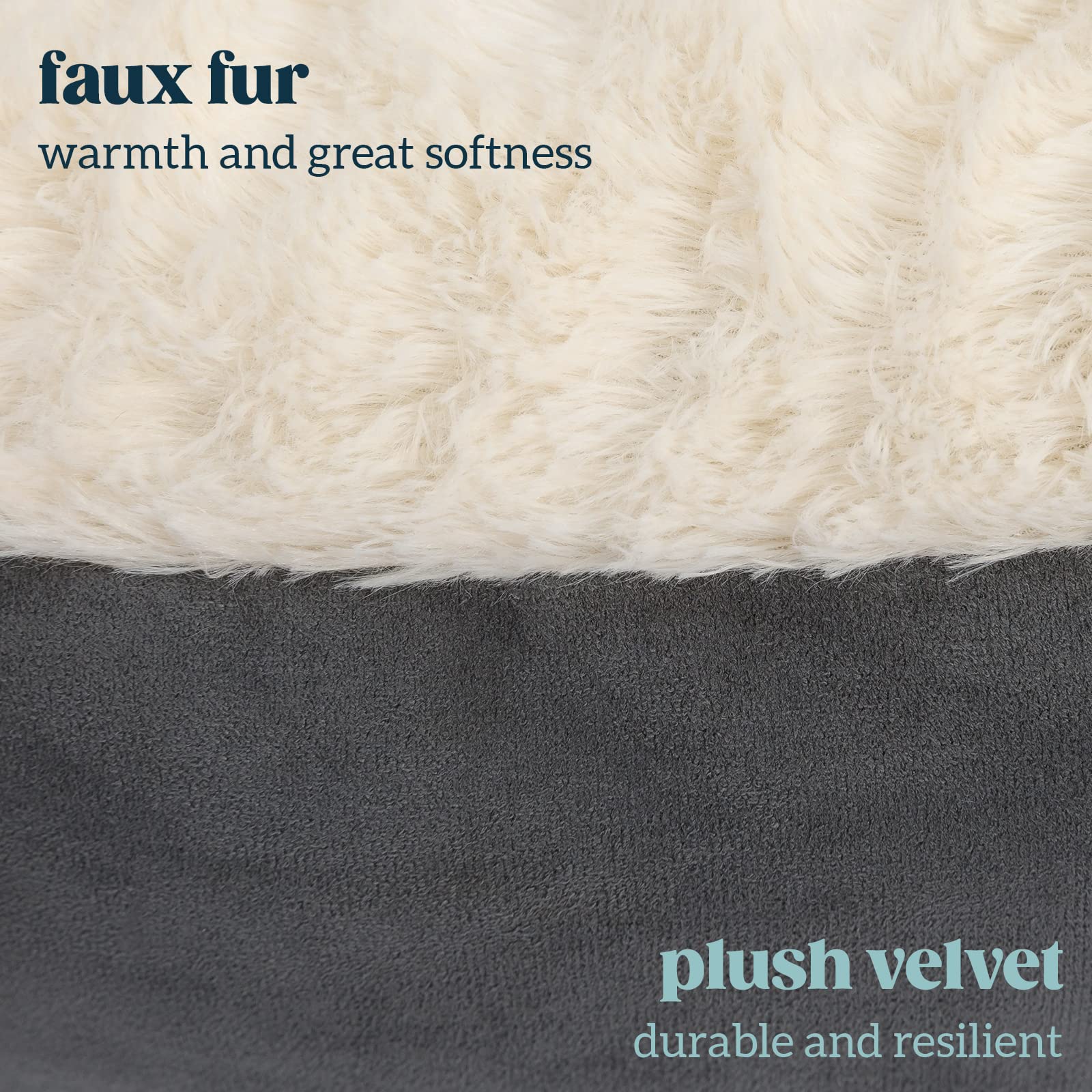 Pelzin Small Dog Bed For Extra Small Dogs Up To 20Lbs - Washable Burrow Puppy Beds With Blanket Attached - Covered Dog Cave Bed