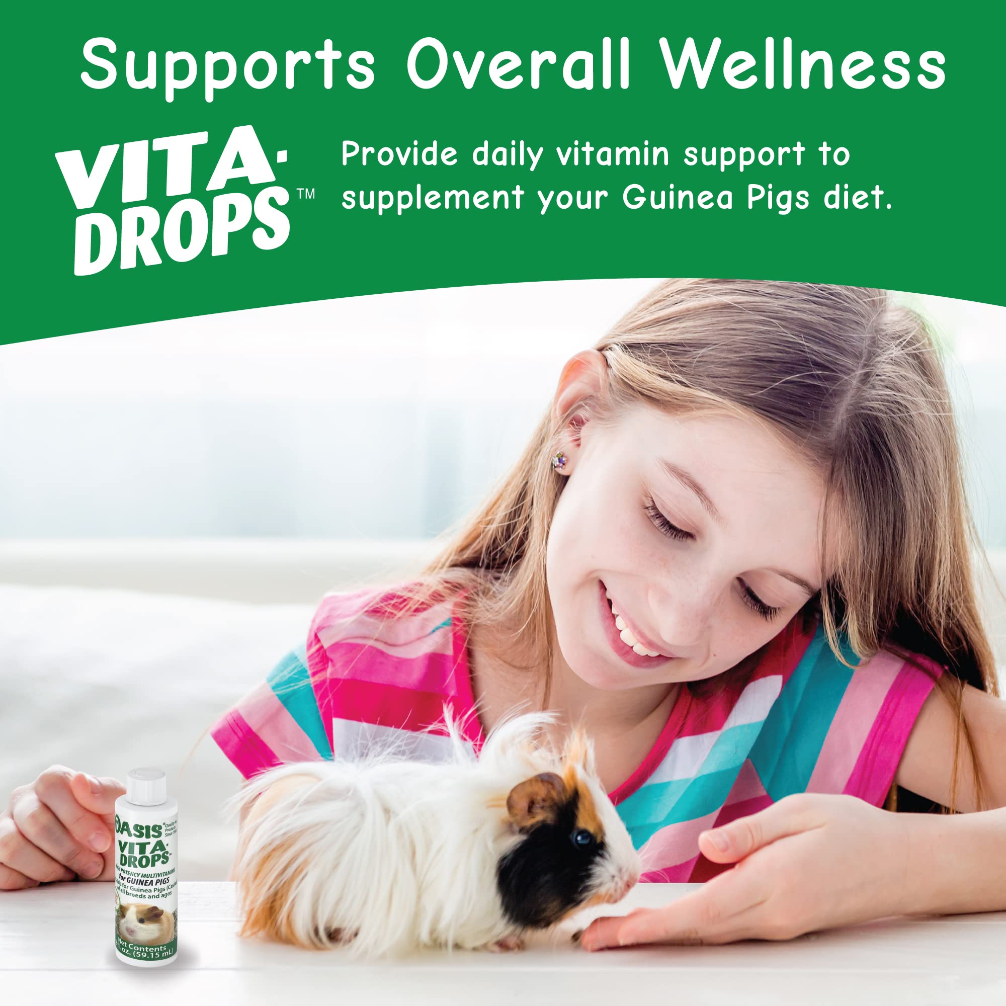 Oasis # 80061 Guinea Pig Vita Drop, 2-Ounce