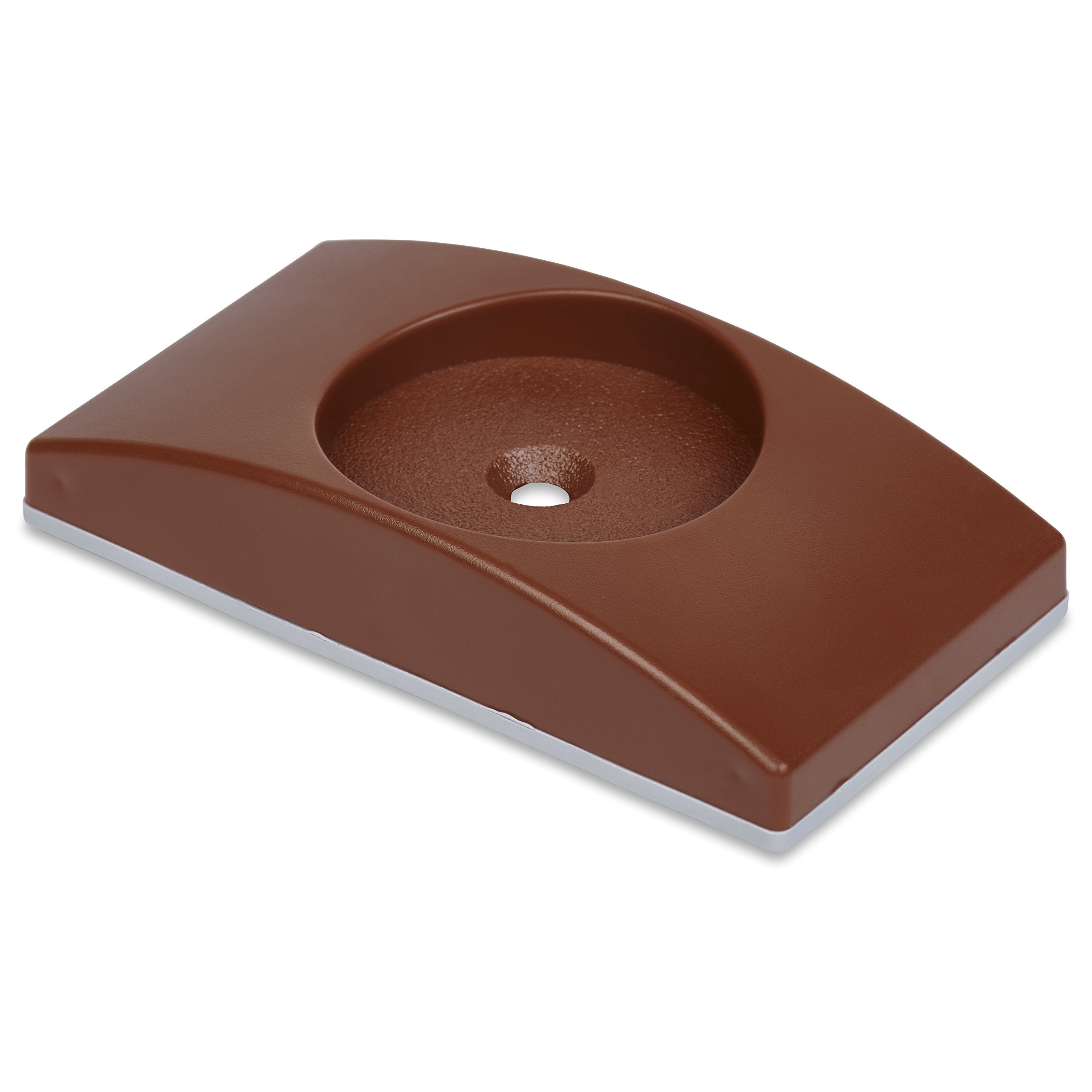 Wall Nanny - Baby Gate Wall Protector (Made In Usa) Protect Walls From Pet Gates & Dog Gates - No Safety Hazard On Spindles - For Child Pressure Mounted Baby Gate For Stairs Cup Guard - Brown, 4 Pack