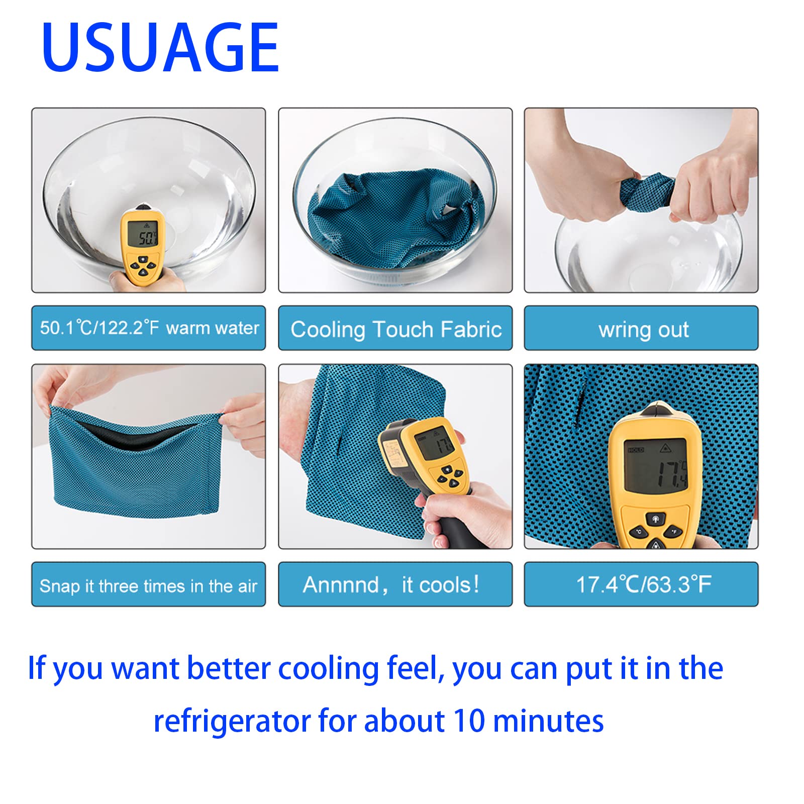 Pet Ice Band Dog Cooling Bandana For Dogs Cats Instant Cooling Collar Breathable Summer Scarf For Hot Days & Summer