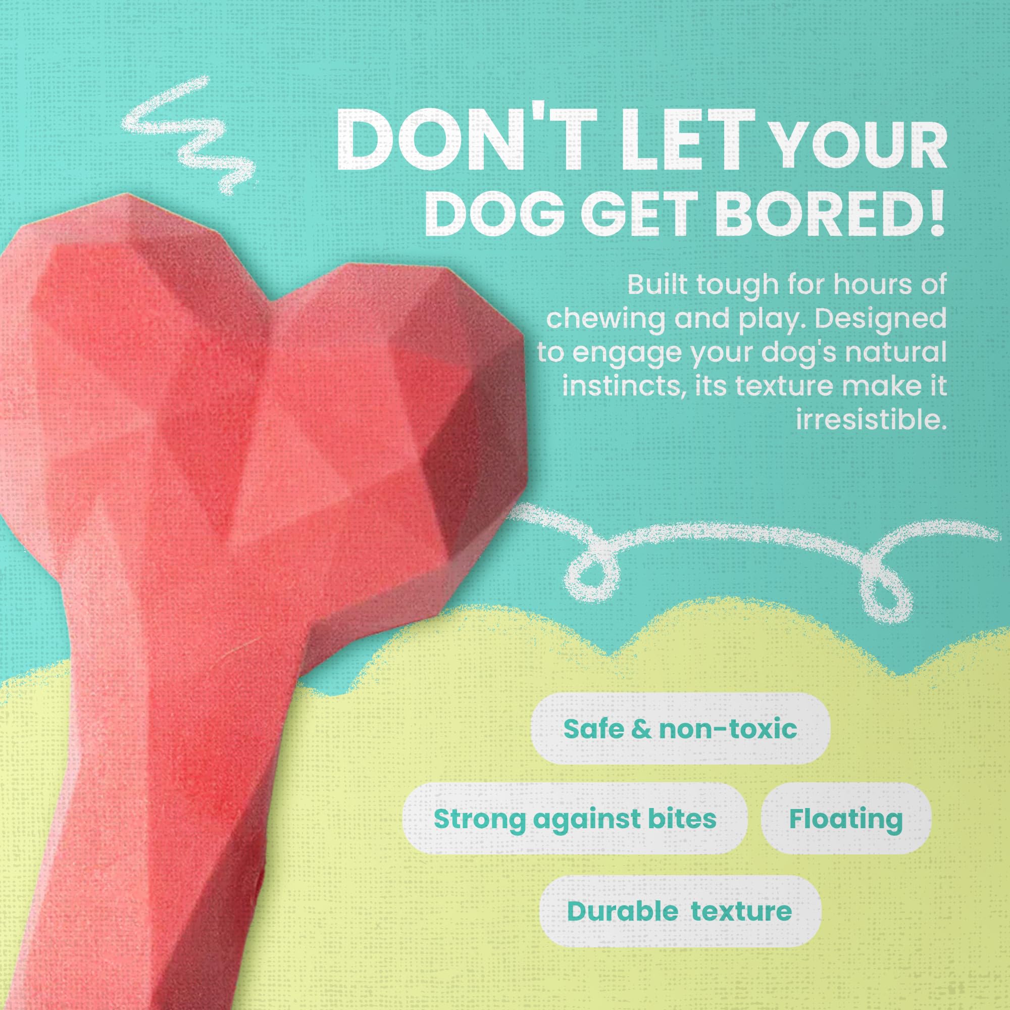 Snugarooz Snugz Craft Dog Toy – Pink - 6.5 Inch Durable Chew Toy For Dogs - Eco Friendly - Aids Dental Health - Ideal For Small Dogs & Puppies