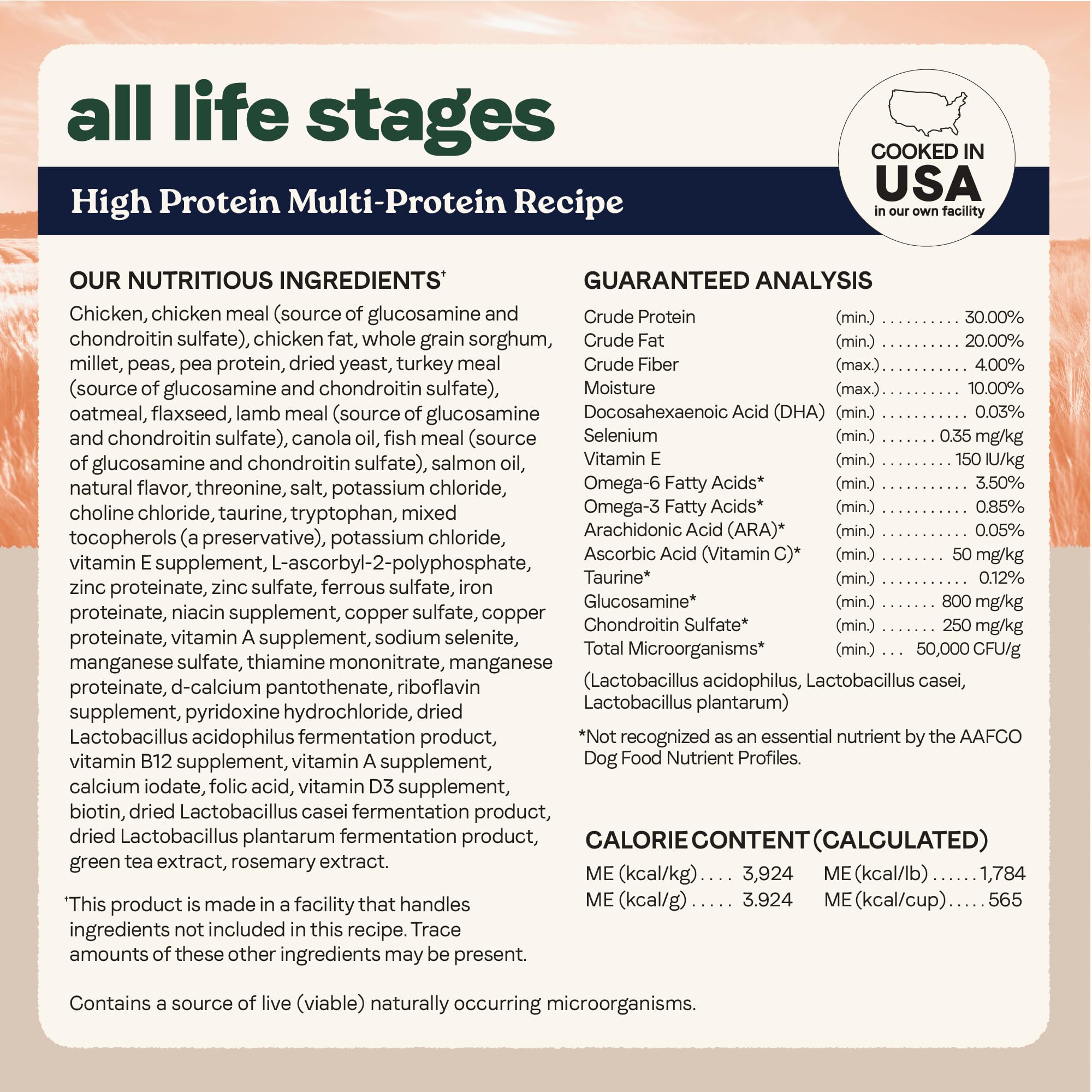 Canidae All Life Stages High Protein Multi-Protein Recipe with Chicken, Turkey, Lamb, and Fish - Premium Dry Dog Food for All Ag