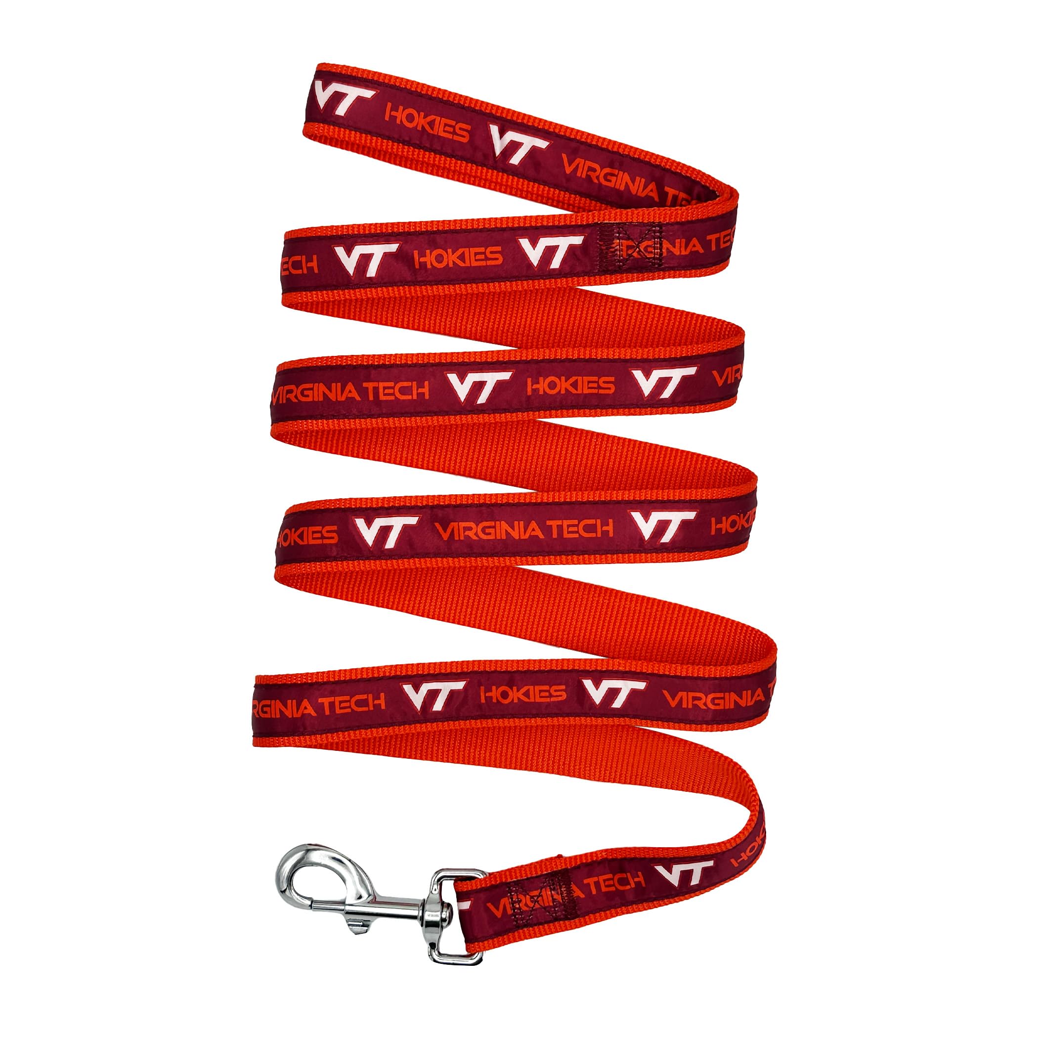 Ncaa Pet Leash Virginia Tech Hokies Dog Leash, Large College Sports Team Leash For Dogs & Cats. A Shiny & Colorful Cat Leash & D