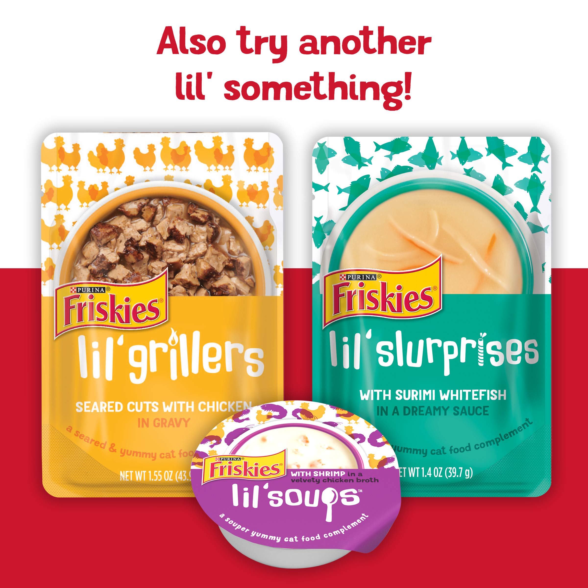 Purina Friskies Lil  Gravies Roast Beef Flavor Cat Food Complement Lickable Cat Treats - (Pack of 16) 1.55 oz. Pouches