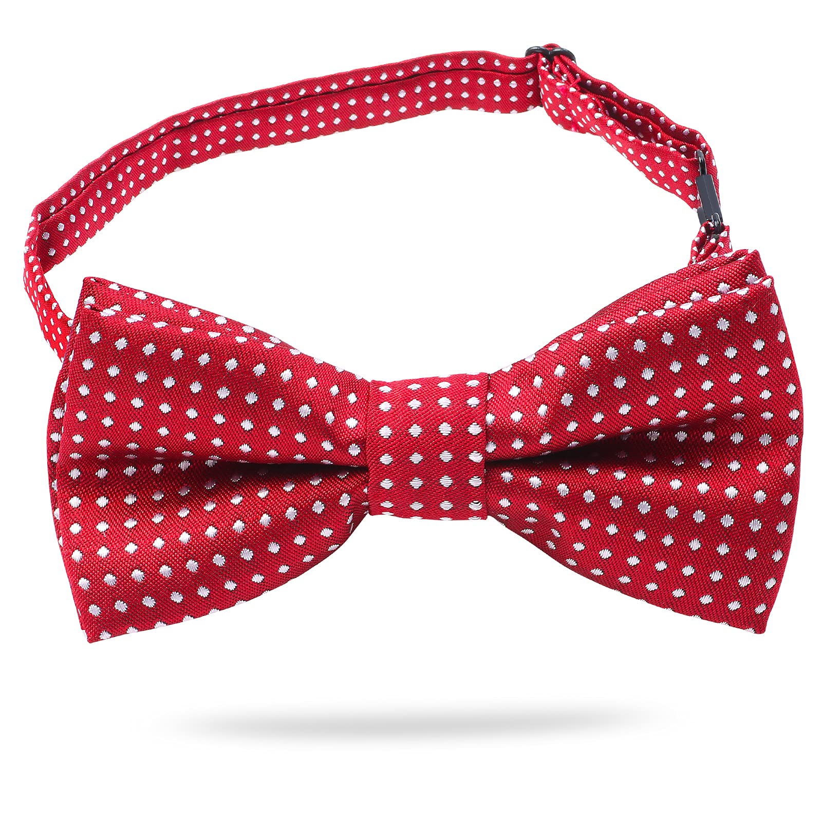 Yewong 2 Pieces Pet Formal Accessories Set - Pet Top Hat With Pet Formal Necktie/Bowtie Birthday Party Gradation Halloween Costumes Accessories For Dog Cat (Red-B) One Size