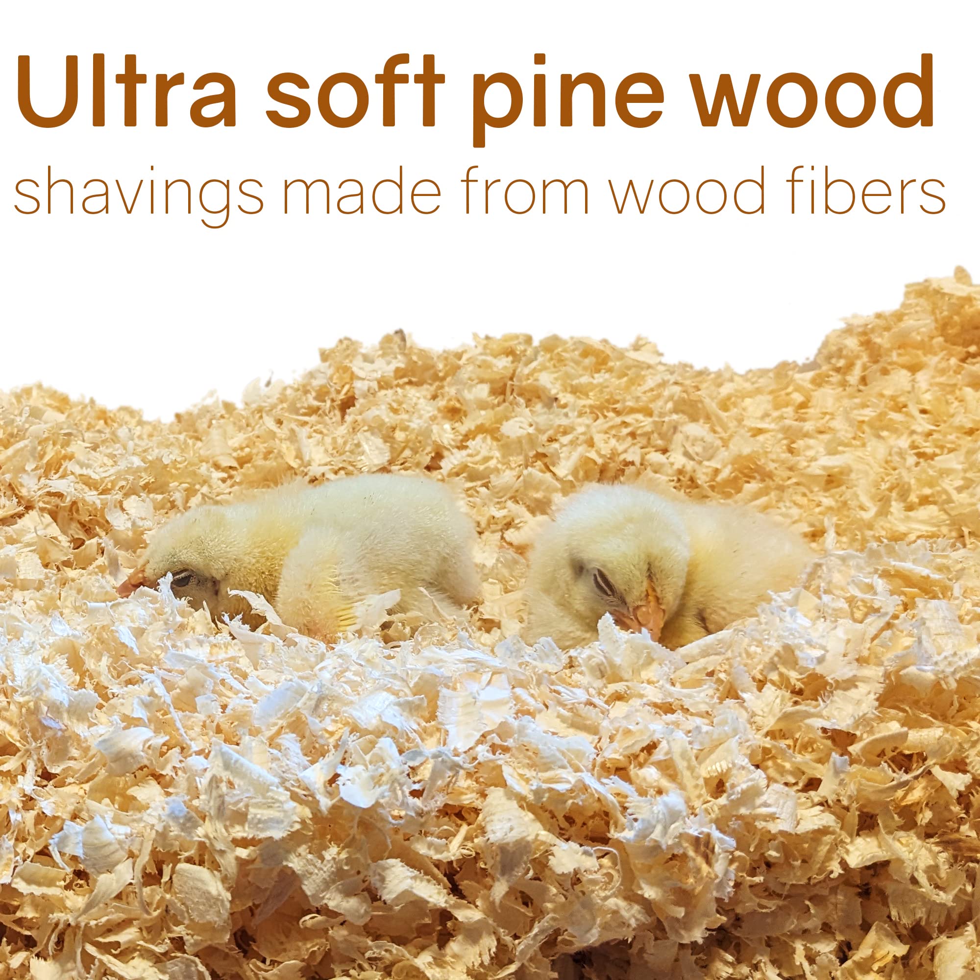 Greaton Premium Natural Pine Animal Bedding - Dust-Free, Soft Shavings, Kiln-Dried & Heat-Treated For Indoor And Outdoor Pets