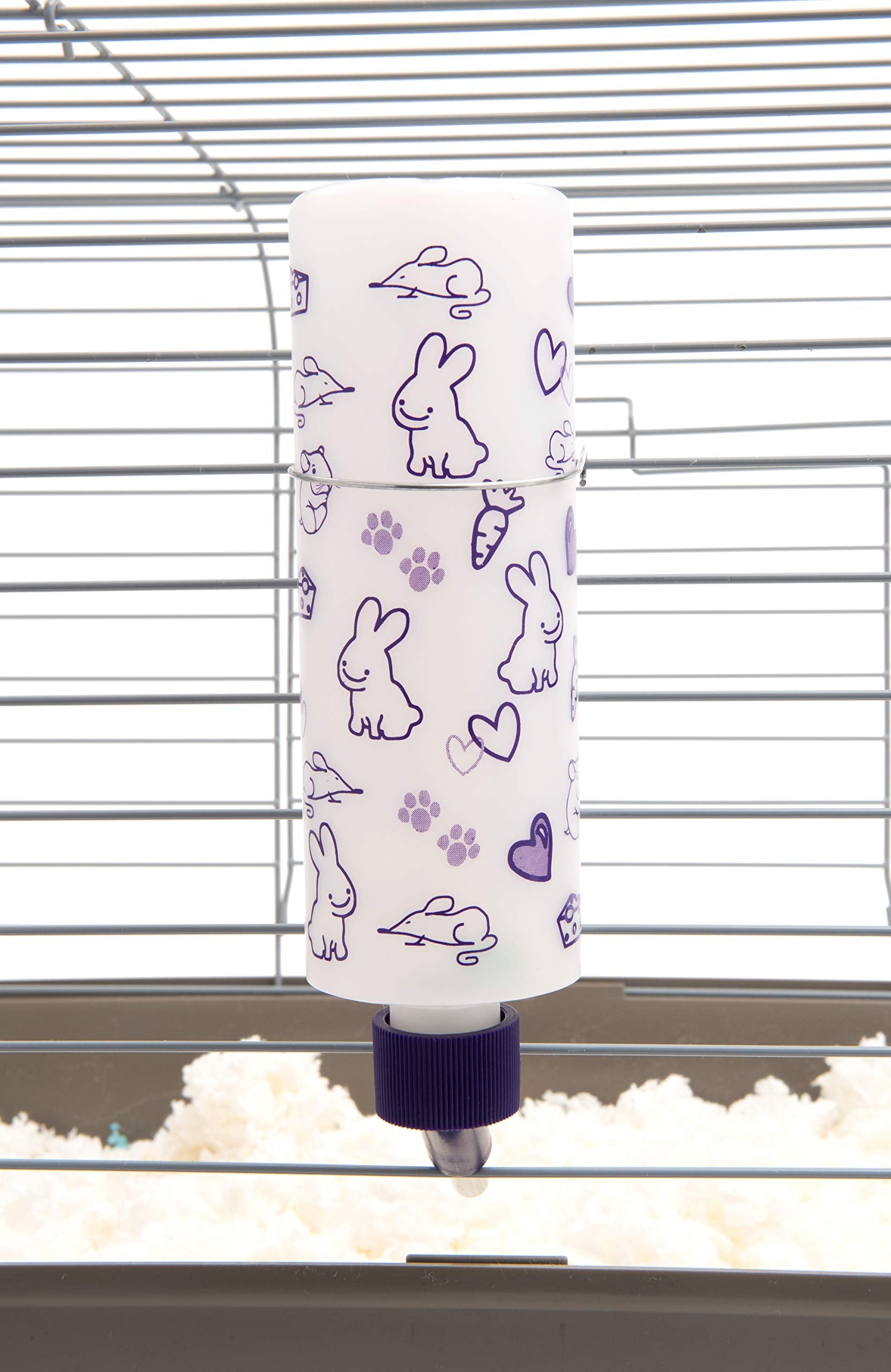 Lixit Weather Resistant Water Bottles for Rabbits, Ferrets, Guinea Pigs, Rats, Mice and Other Small Animals. (16 Ounce Pack of 1