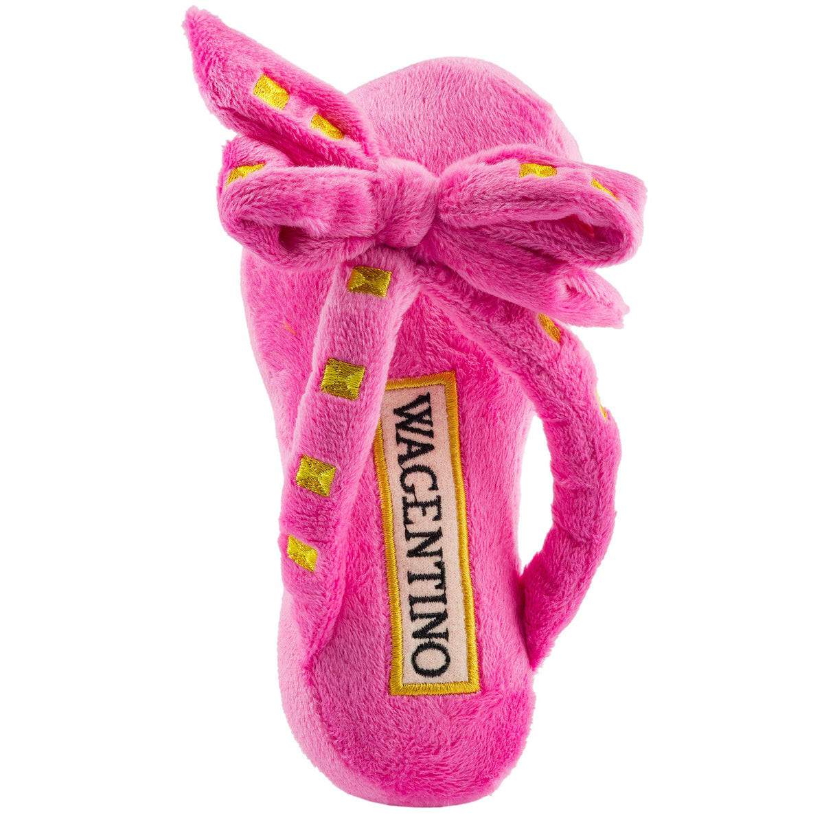 Haute Diggity Dog Wagentino Shoe, Plush Designer Dog Toys With Interactive Squeaker, Stimulating Pet Enrichment, Machine-Washabl