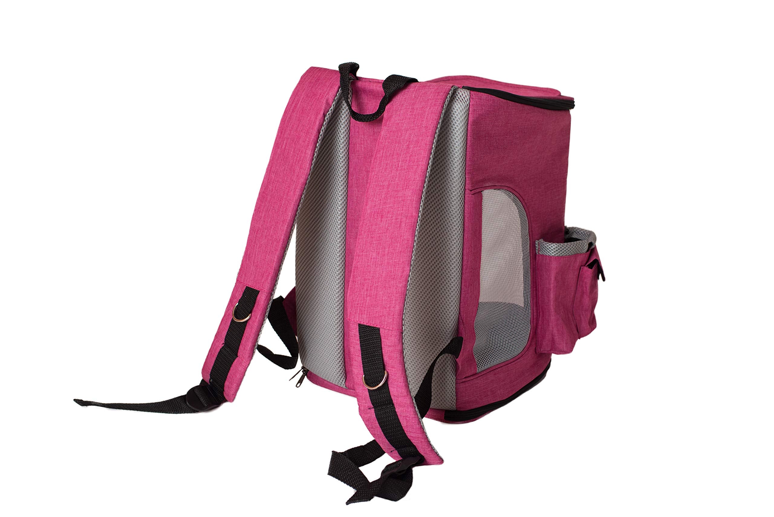 Armarkat Model PC301P Pets Backpack Pet Carrier in Pink and Gray Combo, Small/Medium