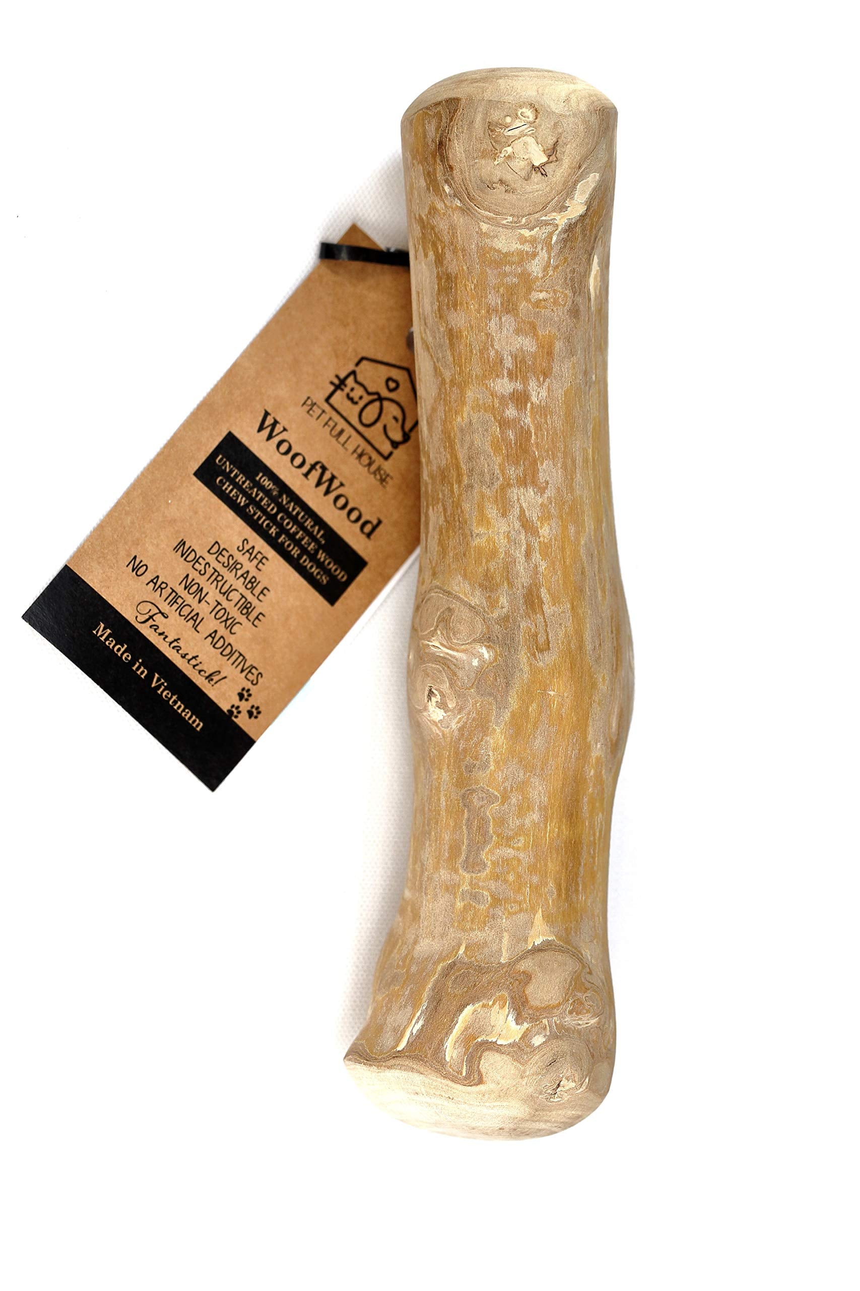 Pet Full House WoofWood Dog chew Sticks, Safe, Natural & Healthy chew Toys, Real Coffee Wood, Long Lasting, Durable chewable Sti