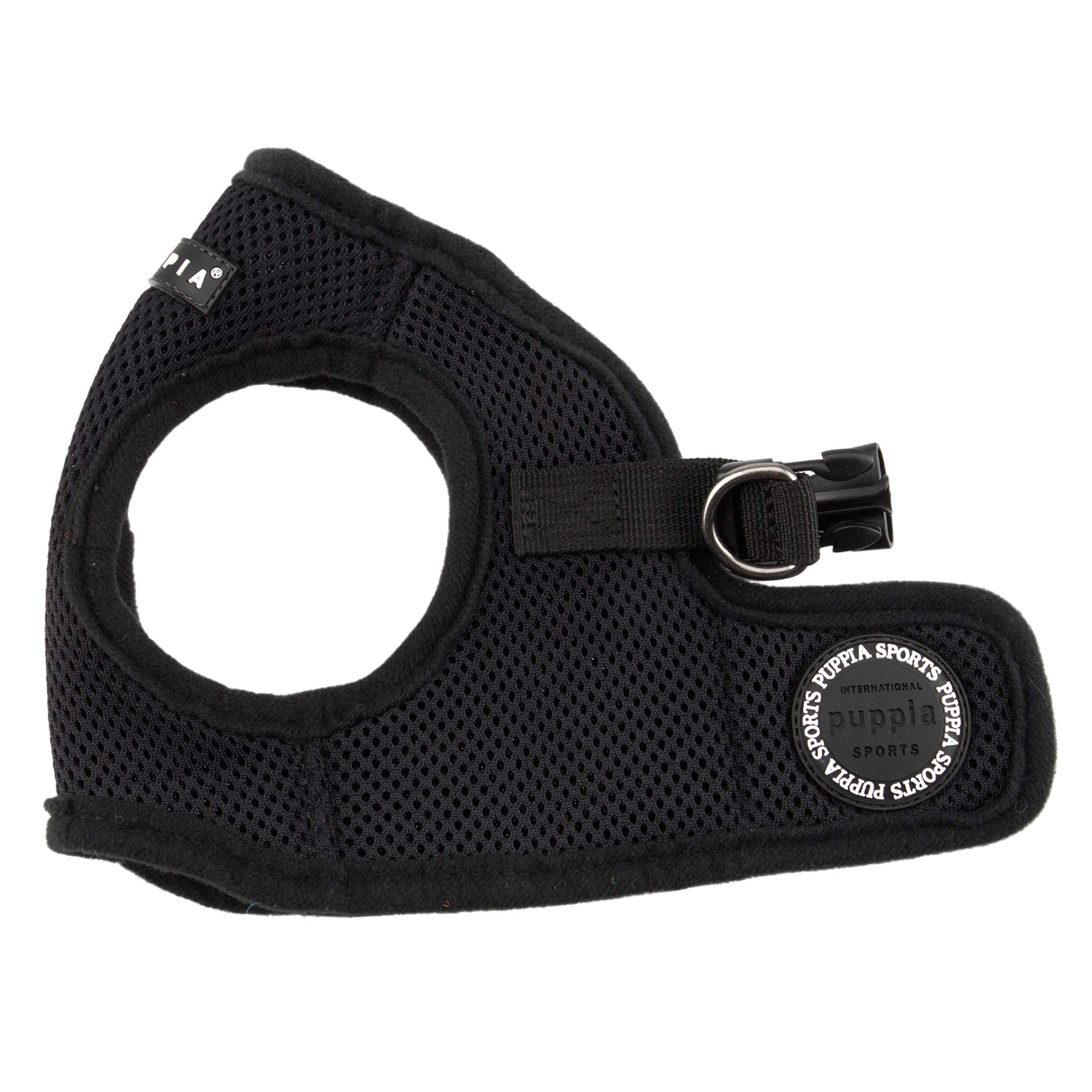 Puppia Soft Vest Dog Harness - Black - Large