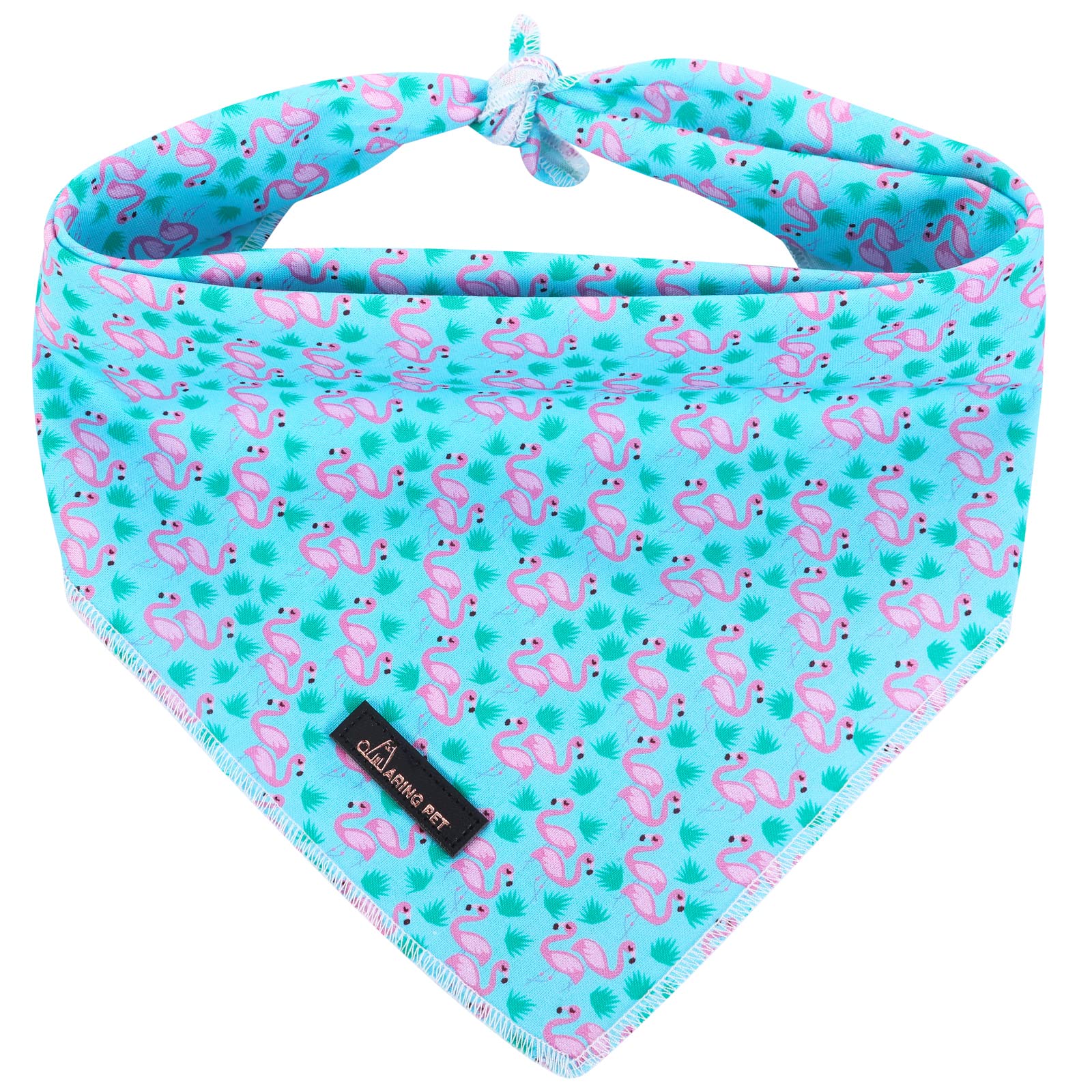 Aring Pet Summer Dog Bandana-Adorable Flamingo Dog Bandanas, Soft Comfortable Dogs Triangle Bibs For Small To Large Boy Girl Dog