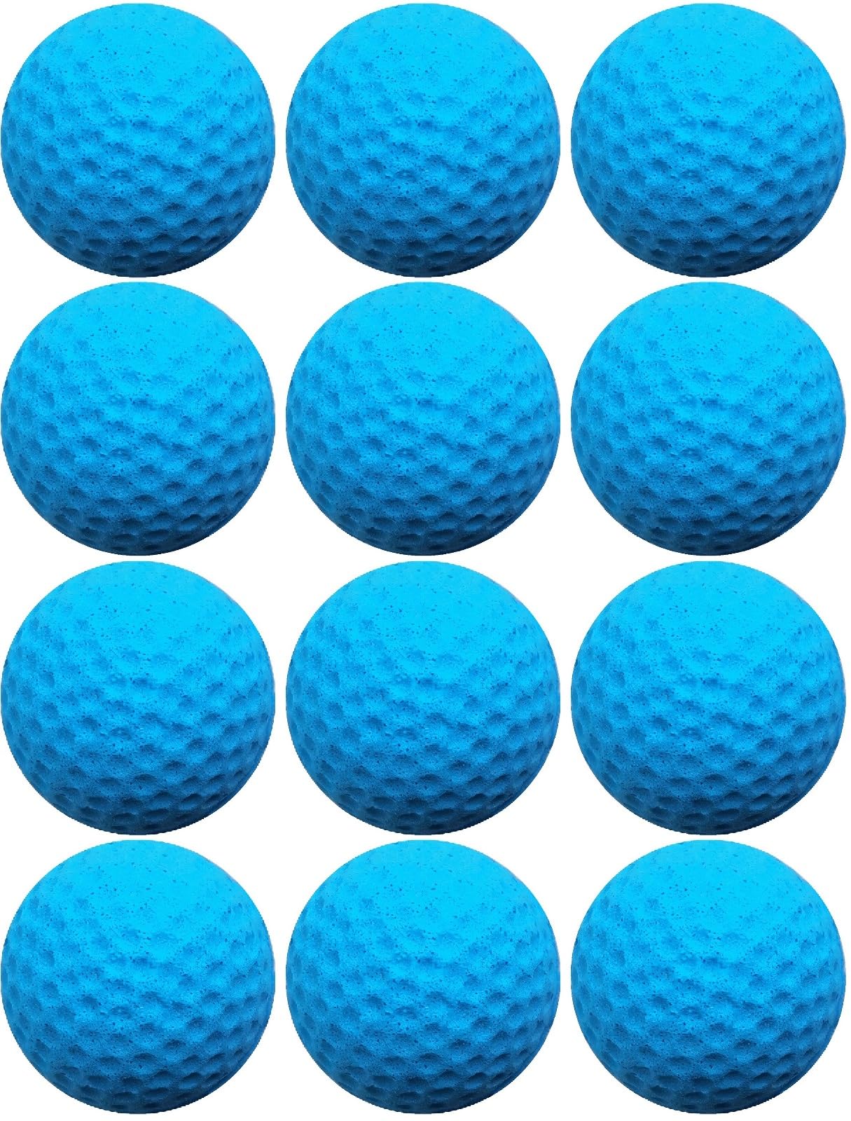 Ginfh Cat Golf Balls For Indoor Cats Toy Ball Kitten Toys Interactive Cat Ball Sponge Foam Sponge Soccer Balls (Blue)