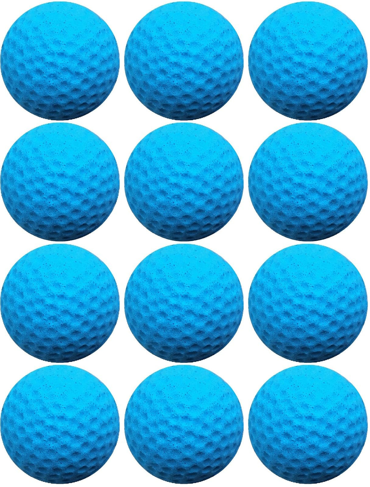 Ginfh Cat Golf Balls For Indoor Cats Toy Ball Kitten Toys Interactive Cat Ball Sponge Foam Sponge Soccer Balls (Blue)
