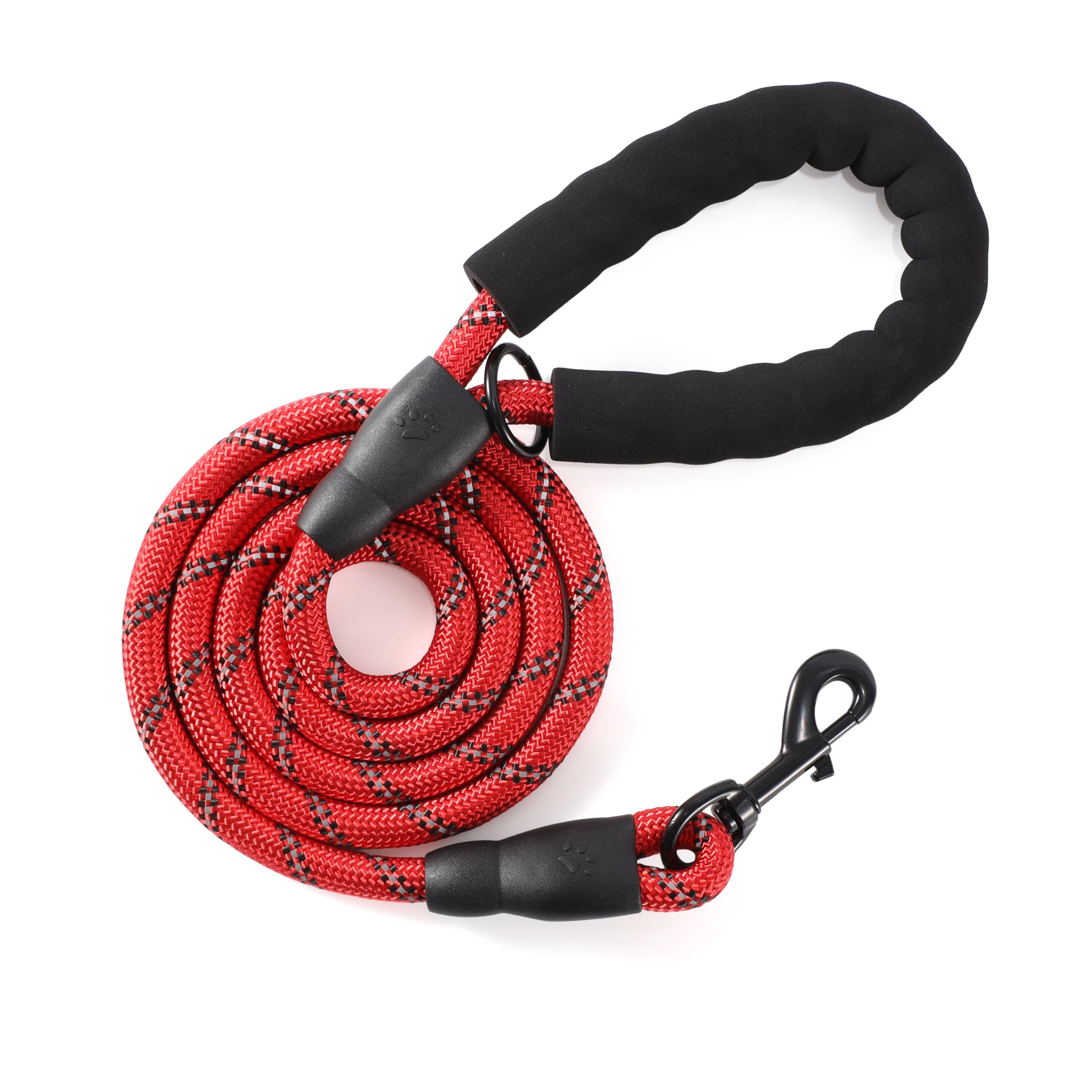 Vimfashi Heavy Duty Dog Leash With Comfortable Padded Handle And Highly Reflective Threads Pet Leashes For Medium Or Large Dogs 