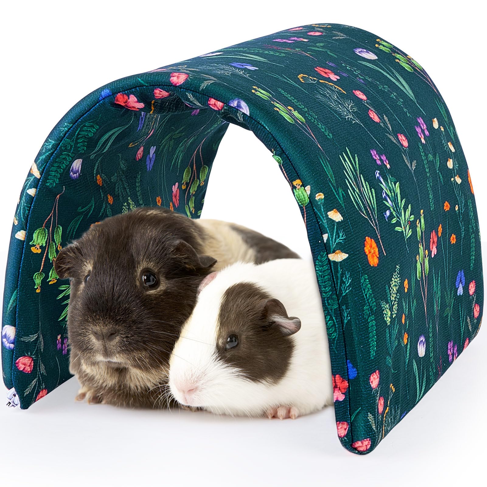 Bienbee Guinea Pig Tunnel, Guinea Pig Hideout, Washable Rabbit Tunnel And Bunny House, Rabbit Toys In Cages For Guinea Pig Bunny