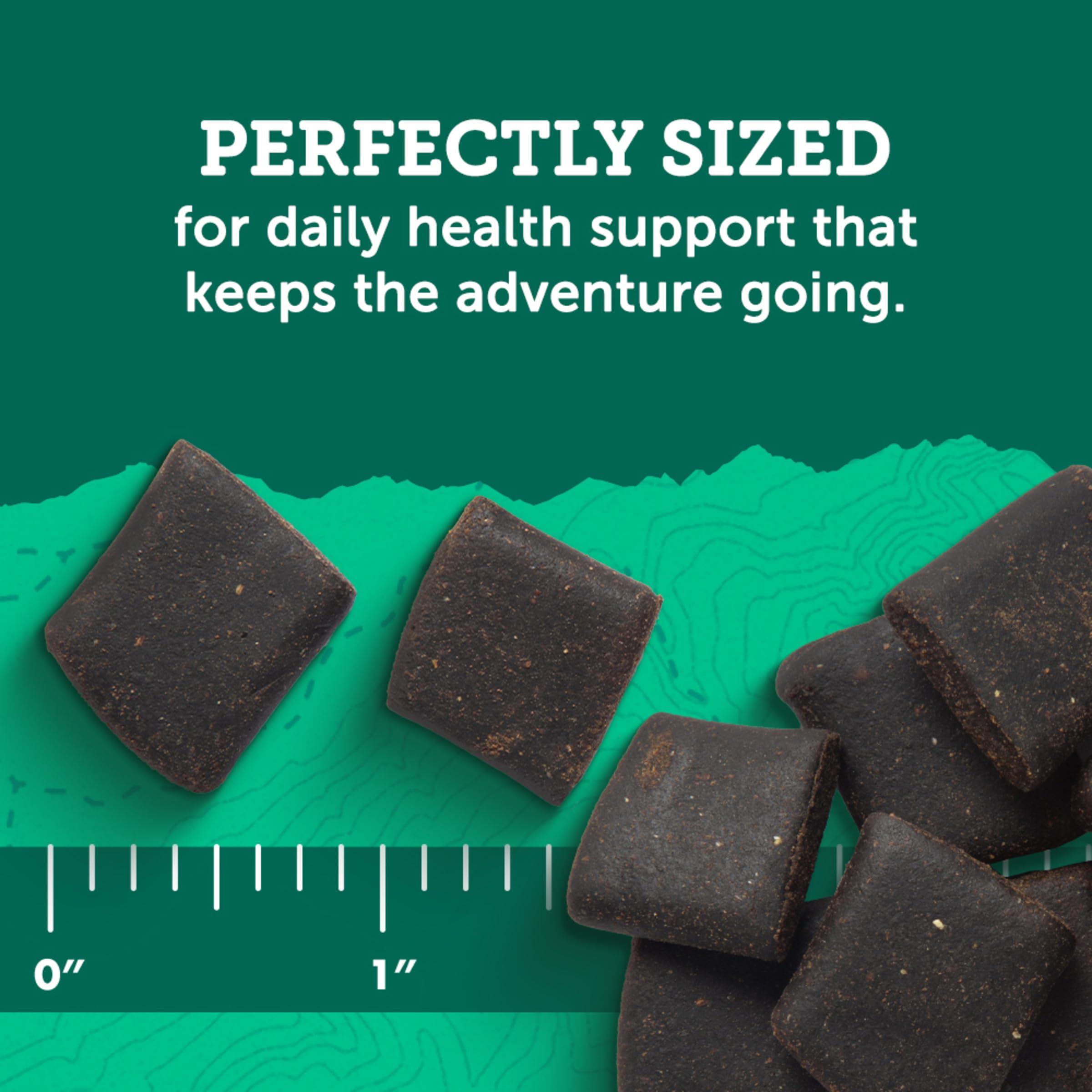 Zukes Hip and Joint Support Dog Treats for Adult Dogs of All Sizes, Senior Dog Treats made with Real Beef, 16 oz. Resealable Pou