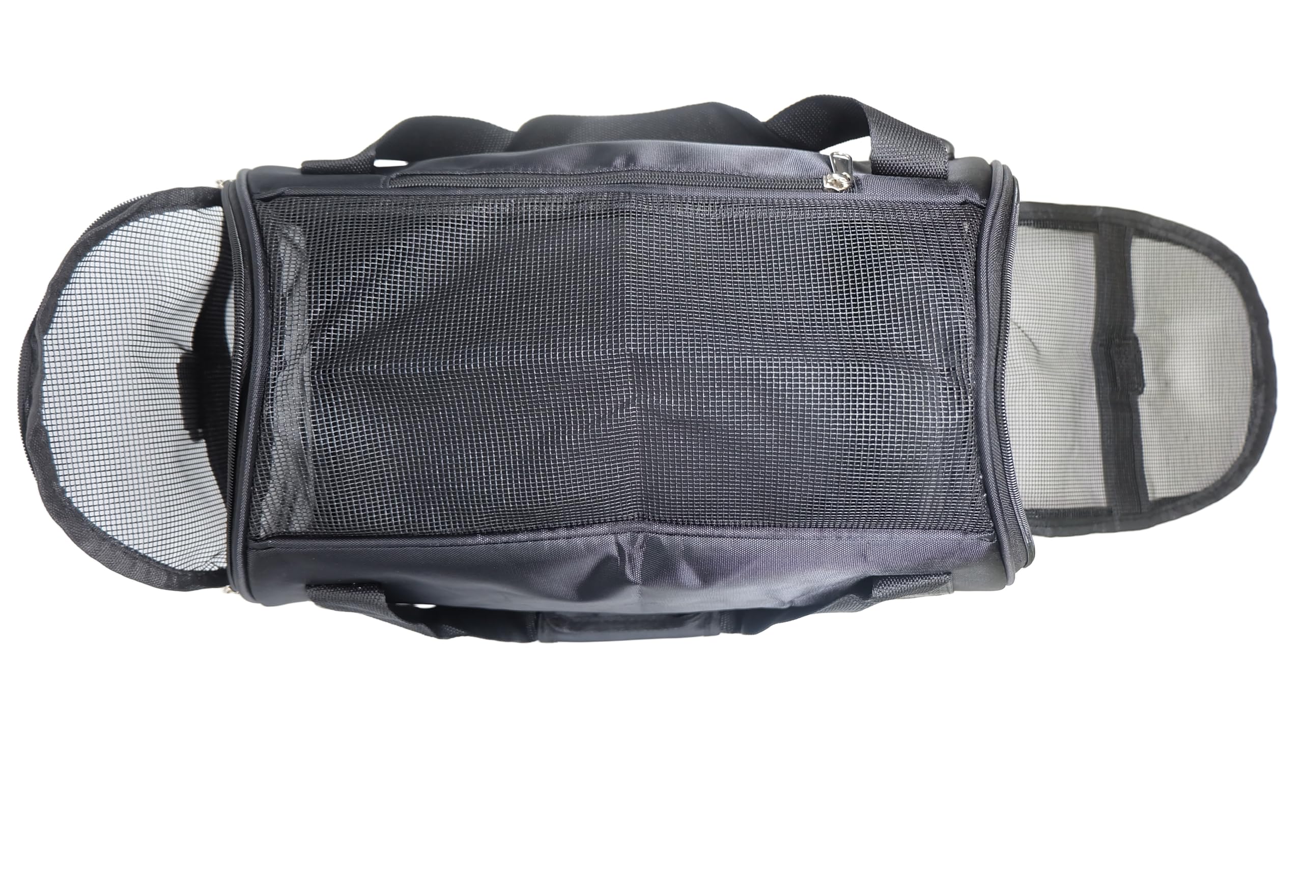 Tecageaon Pet Carrier Airline Approved Cat Carrier Dog Carrier For Medium Small Cats Small Puppy Kitten,Dog Cat Pet Travel Carrier (Medium, Black)