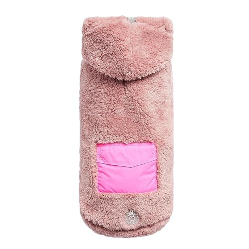 Gf Pet Cozy Hoodie Dog Jacket – Soft Fleece Pullover For Cold Weather Protection | For Small Medium Large Dogs | Warm, Comfortable, Made To Last – Pink - 2Xl