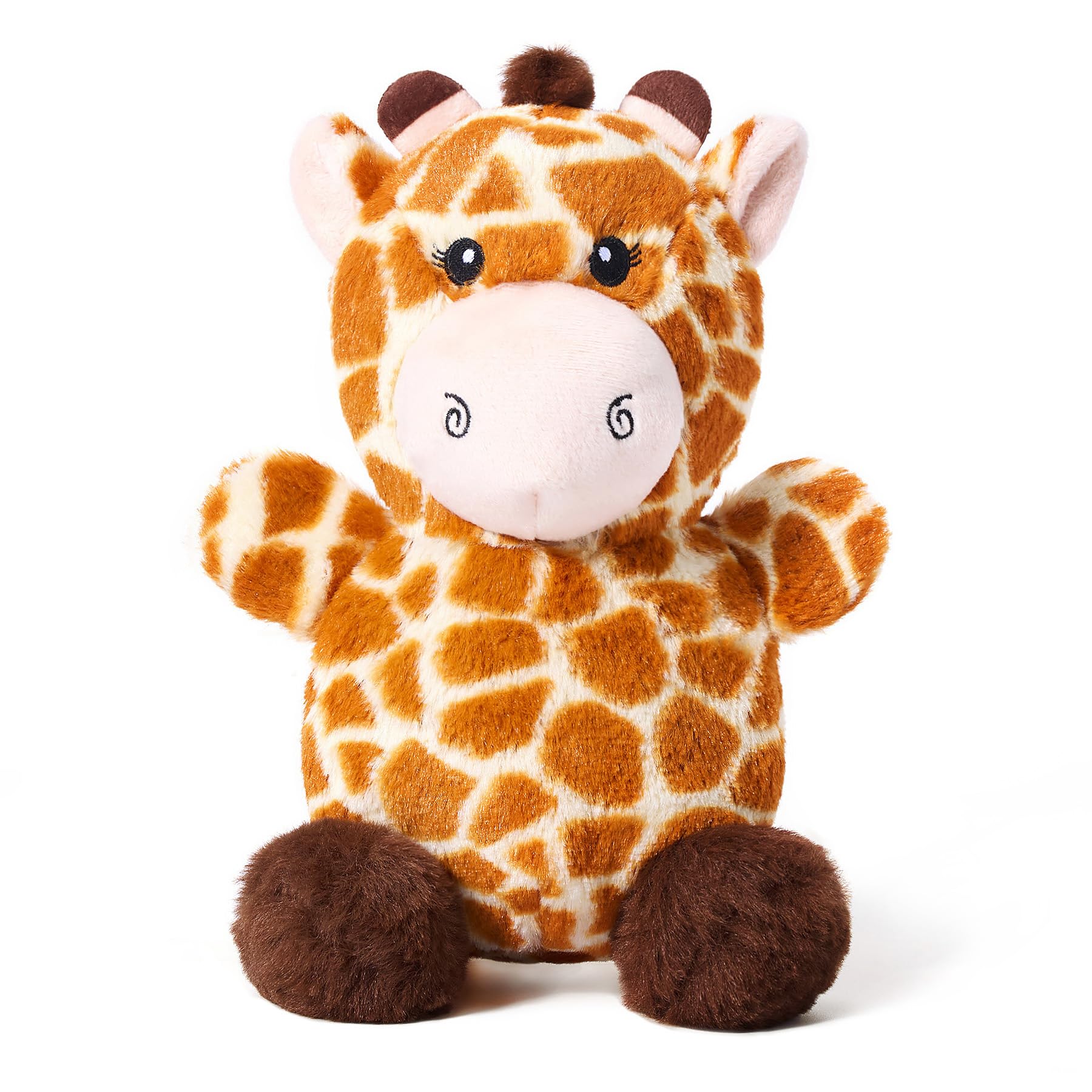 Squeaky Dog Toys For Small Dogs - Plush Giraffe Puppy Toy With Crinkle Paper & Double Squeakers, Durable Chew Toy For Puppies An