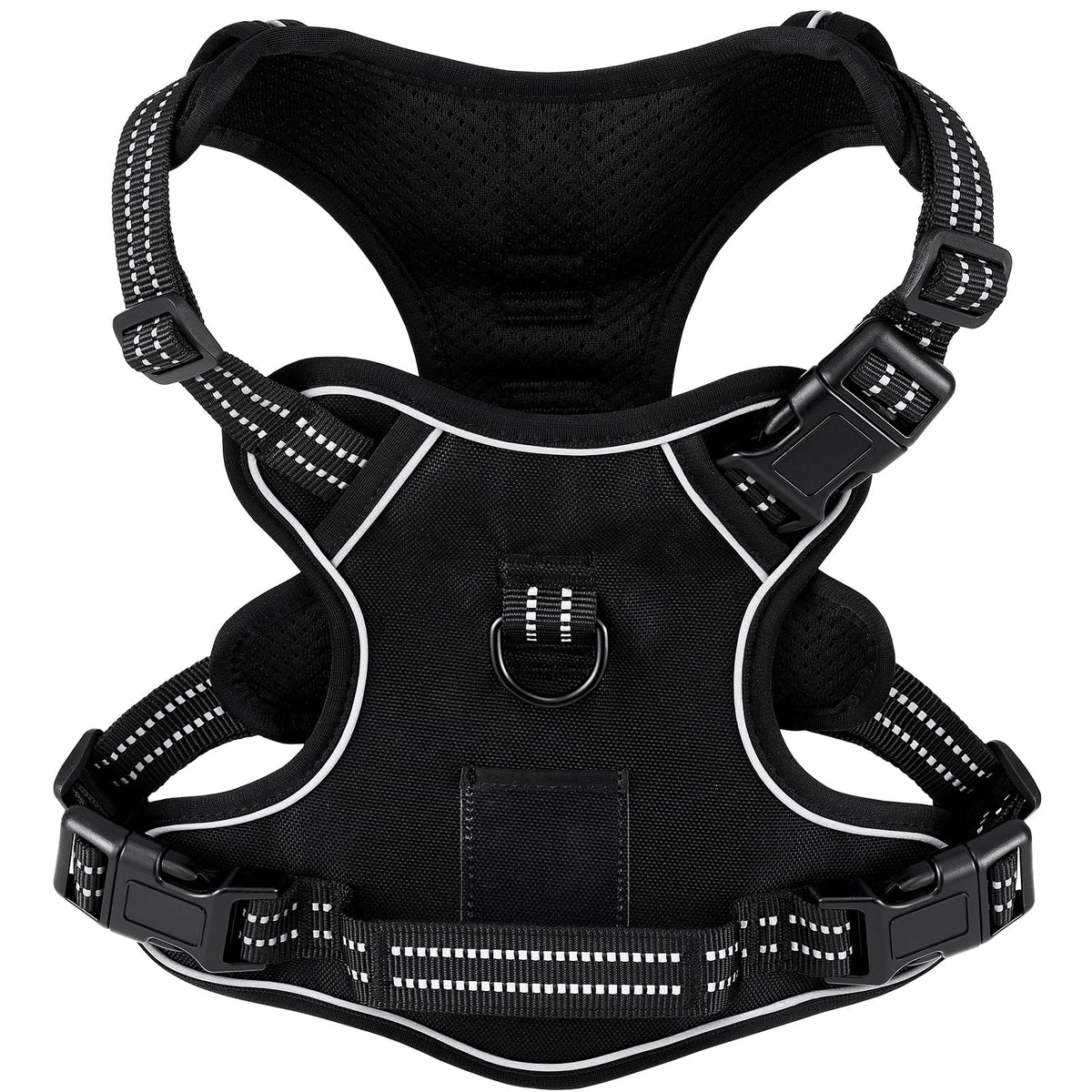 Extra Small Dog Vest Harness, No-Pull Pet Harness With 2 Leash Clips, Adjustable Soft Padded Dog Vest, Reflective No-Choke Pet O