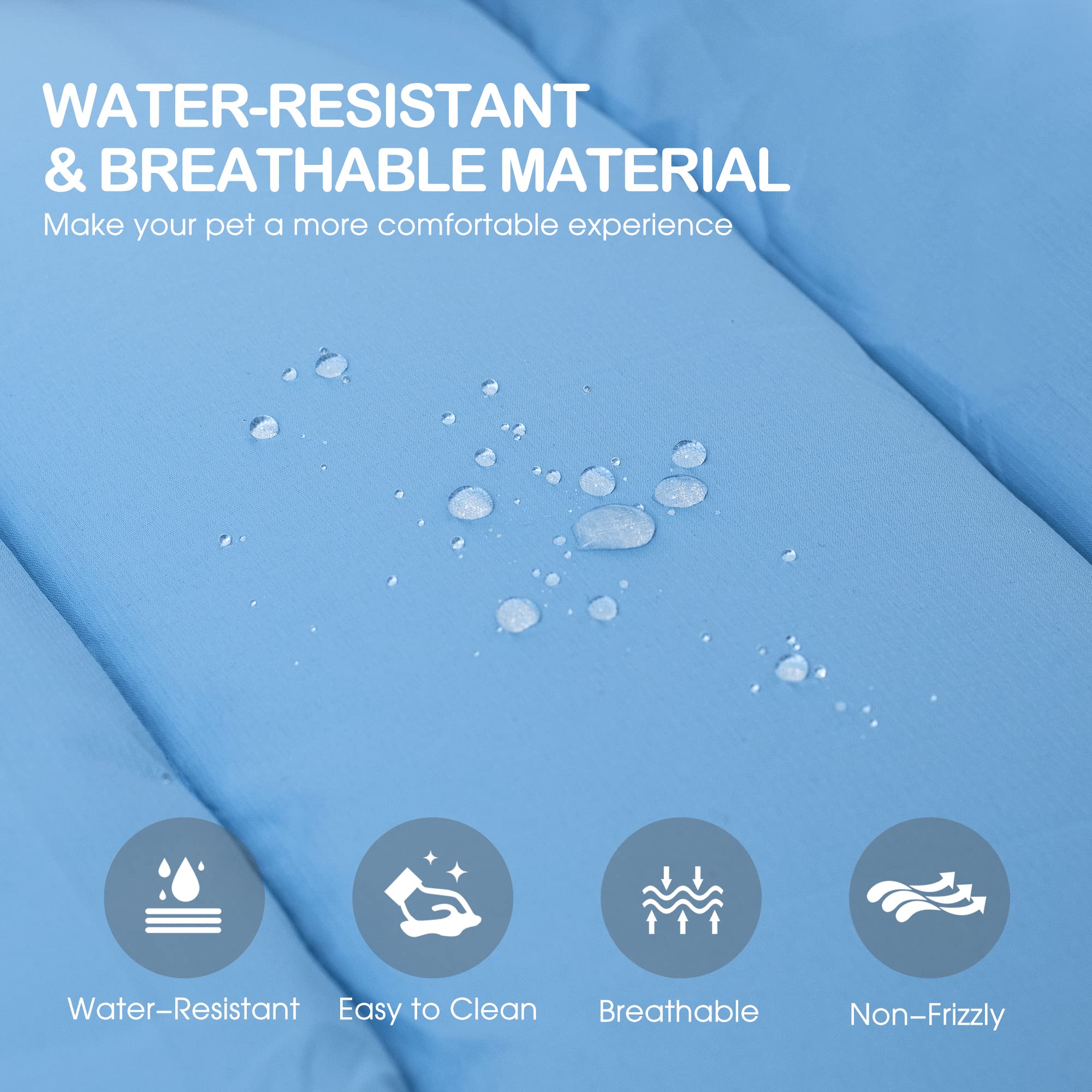 Heeyoo Outdoor Dog Bed, Water Proof Camping Dog Bed, Machine Washable And Portable Travel Dog Bed, Foldable Outdoor Pet Bed For