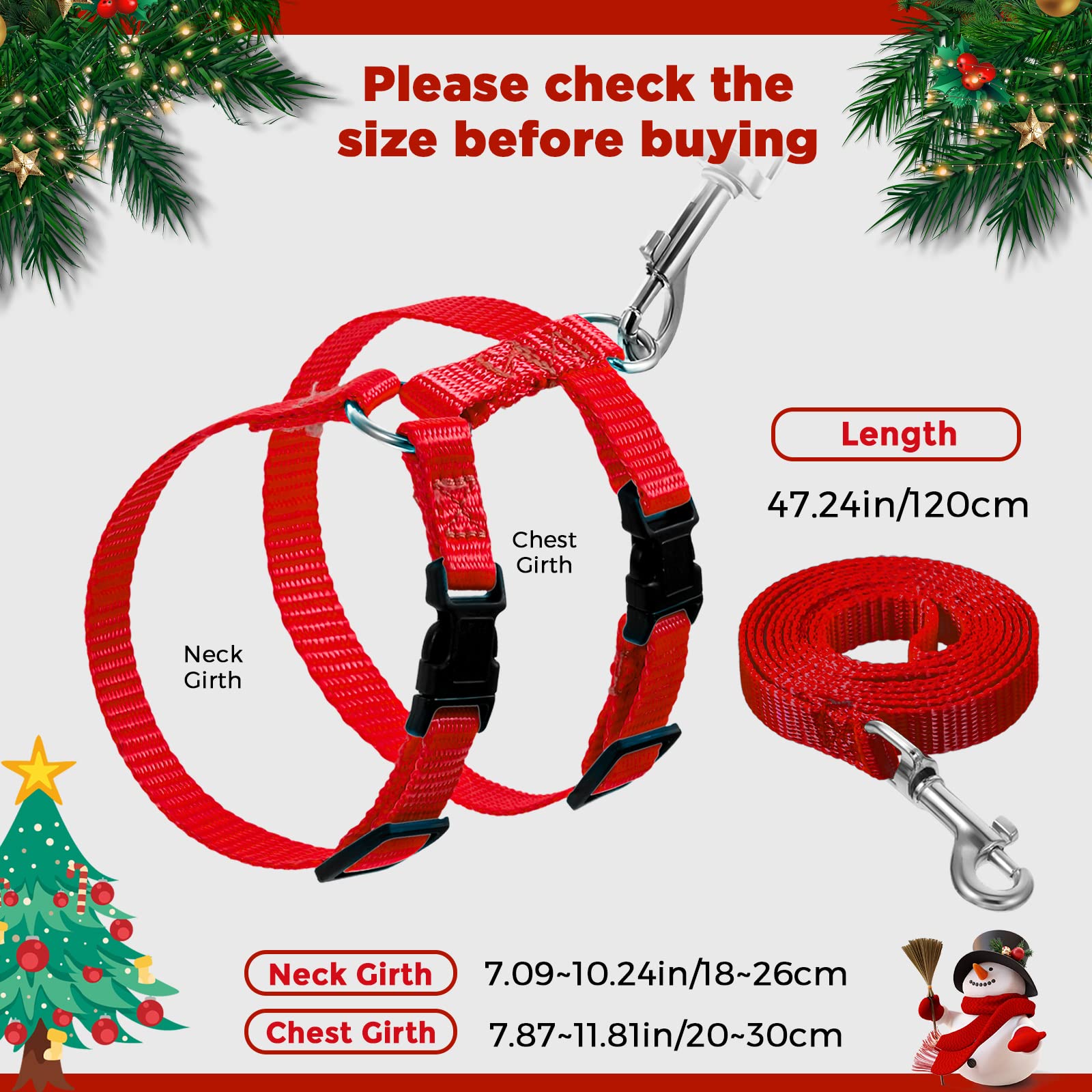 Outus 5 Pieces Adjustable Rabbit Harness And Leash Set Escape Proof Bunny Harness Vest For Pet Running Walk Jogging Bunny Cat Puppy Kitten Ferret And Other Small Pet(Vivid Color)