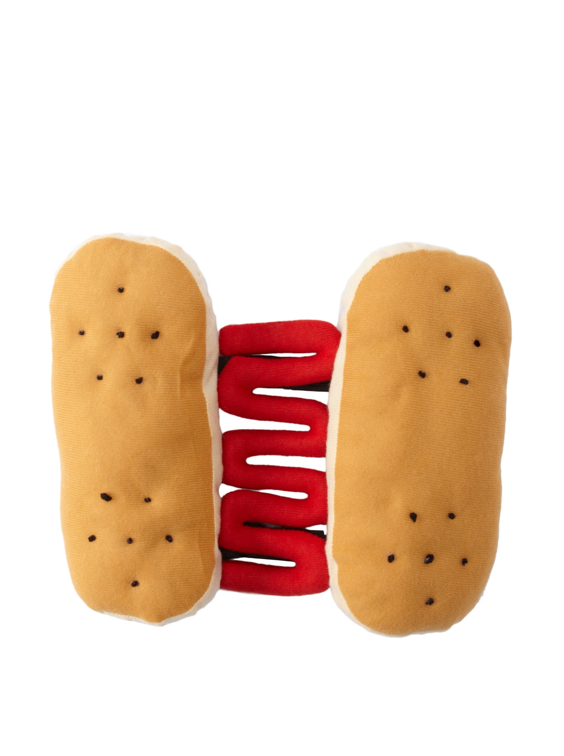 Casual Canine Hot Diggity Dog Costume, Medium (fits lengths up to 16), Ketchup