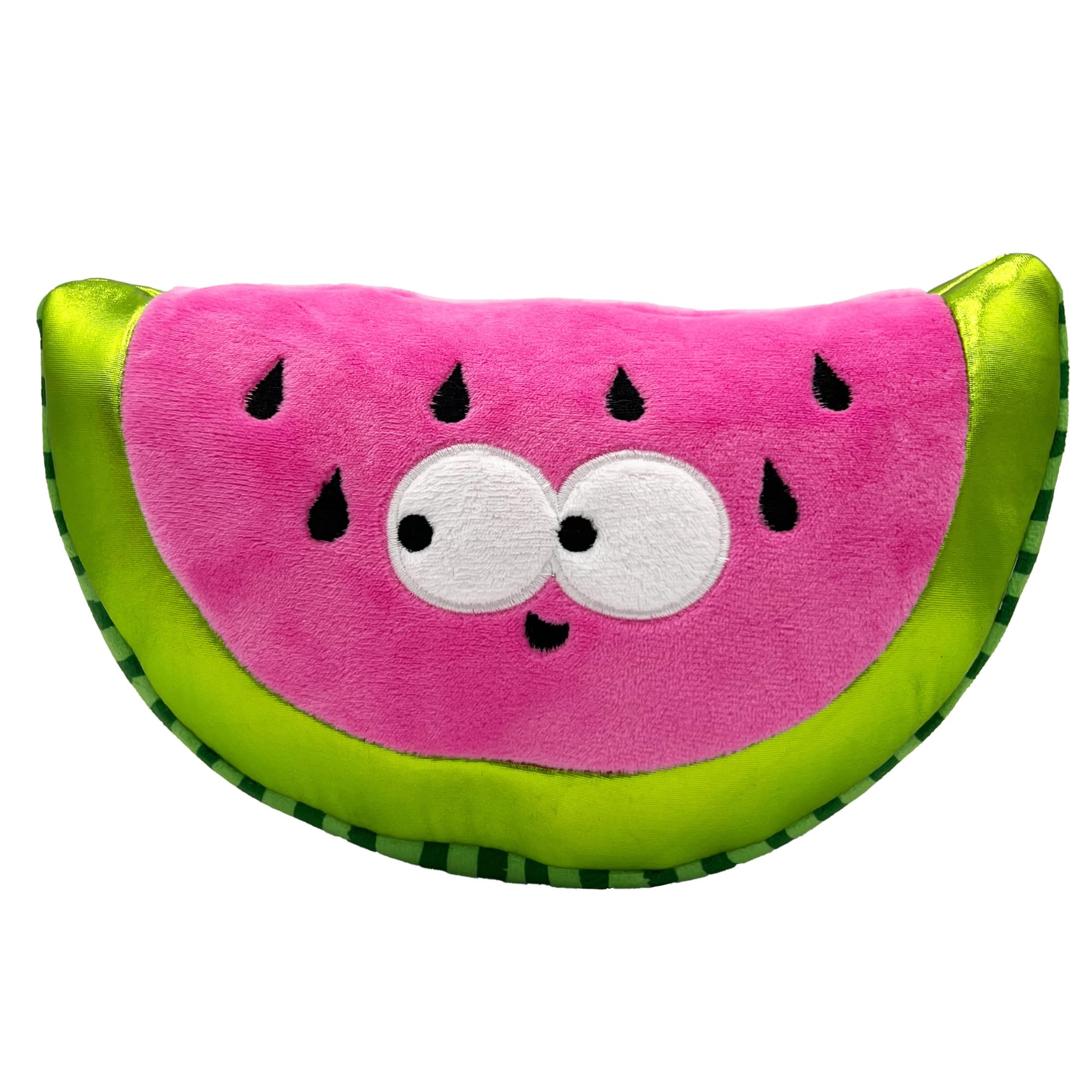 Huxley & Kent For Dogs - Walter Melon (Small) - Power Plush Dog Toy With Squeaker - Fun, Durable - H&K Squeaky Funny Dog Toy