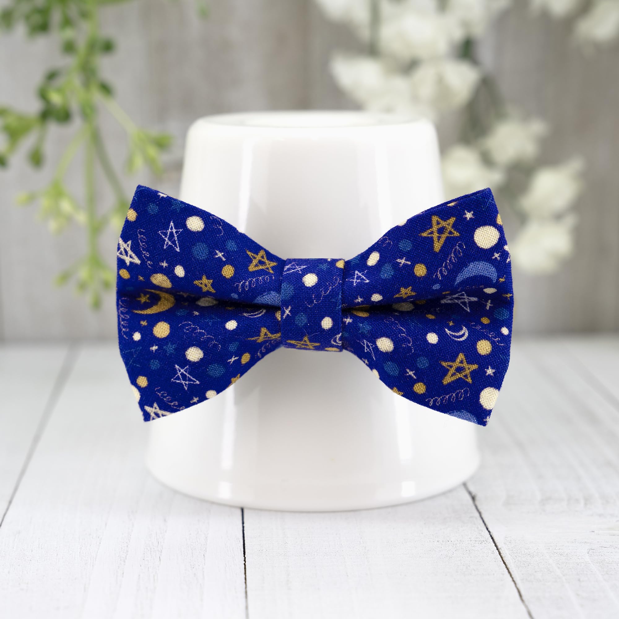 Ultra Joys Breakaway Cat Collar With Bells & Bandana Bowtie - Kitten To Adult, Luna Small