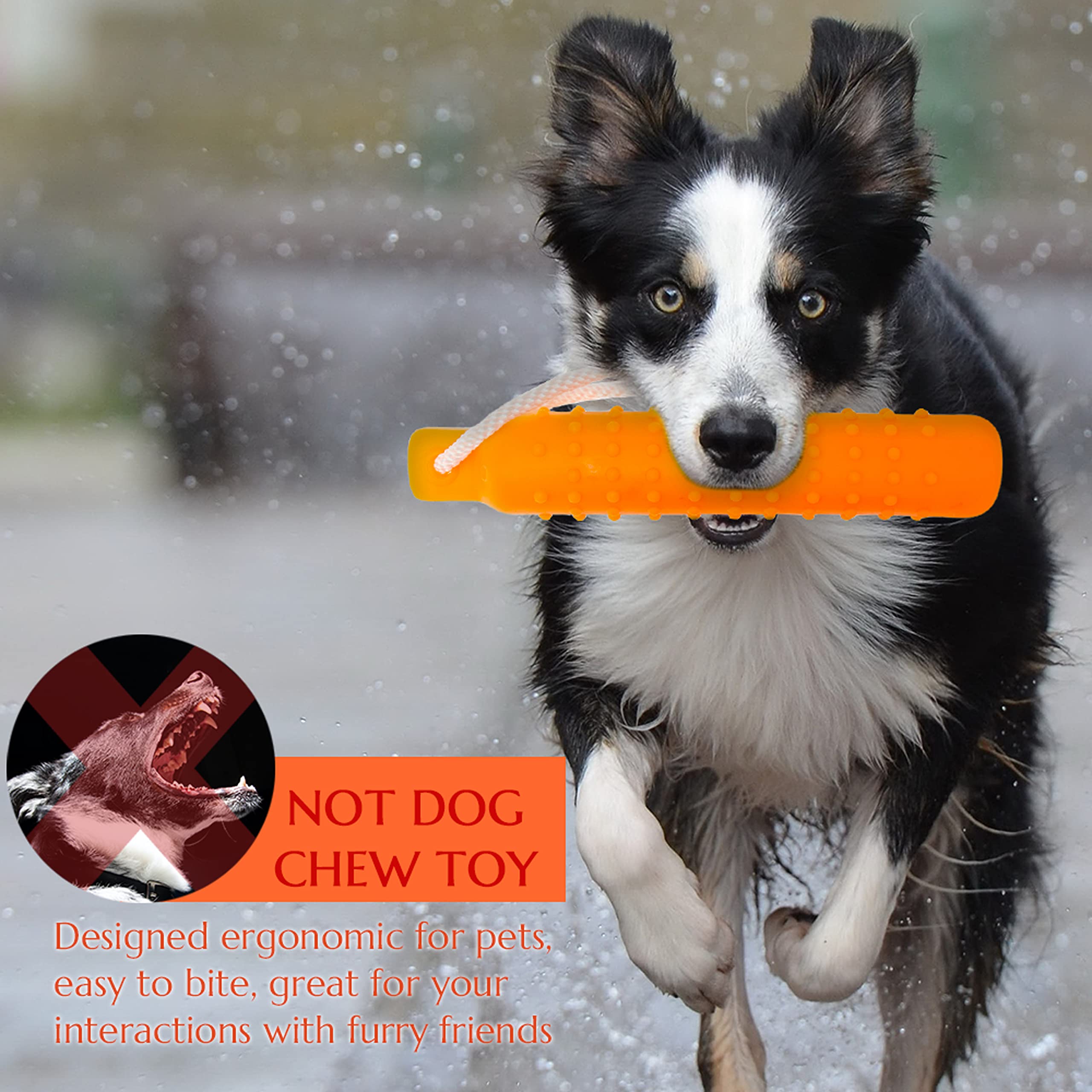 Segzwlor Dog Float Toy - Interactive Training Bumper & Fetching Dog Retrieving Dummy Outdoor - Lightweight For Float On The Water Pool Fetch Rope Dummie Toys - Suit For Small Medium Large Dogs