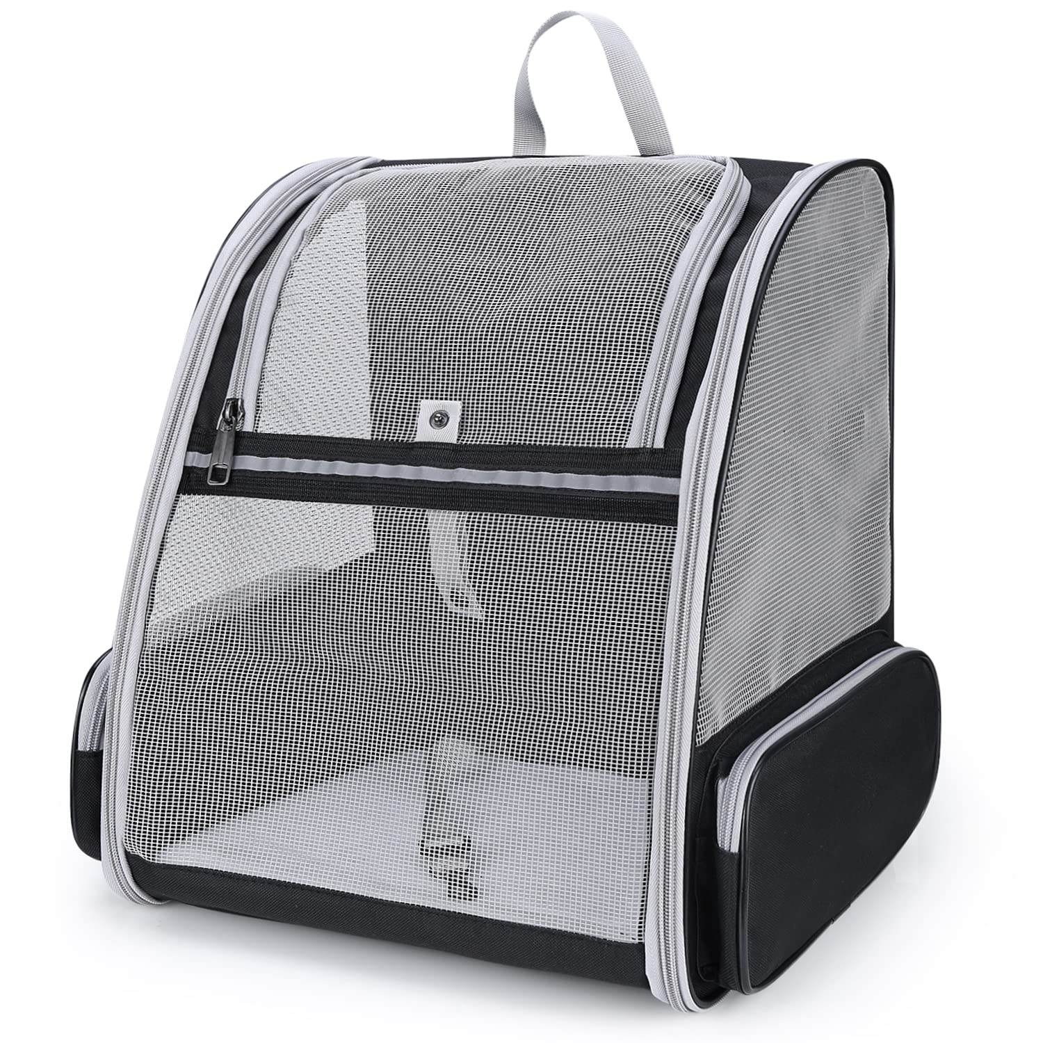 Lollimeow Cat Backpack, Pet Carrier Backpack For Dogs And Cats,Puppies,Fully Ventilated Mesh,Airline Approved,Designed For Trave