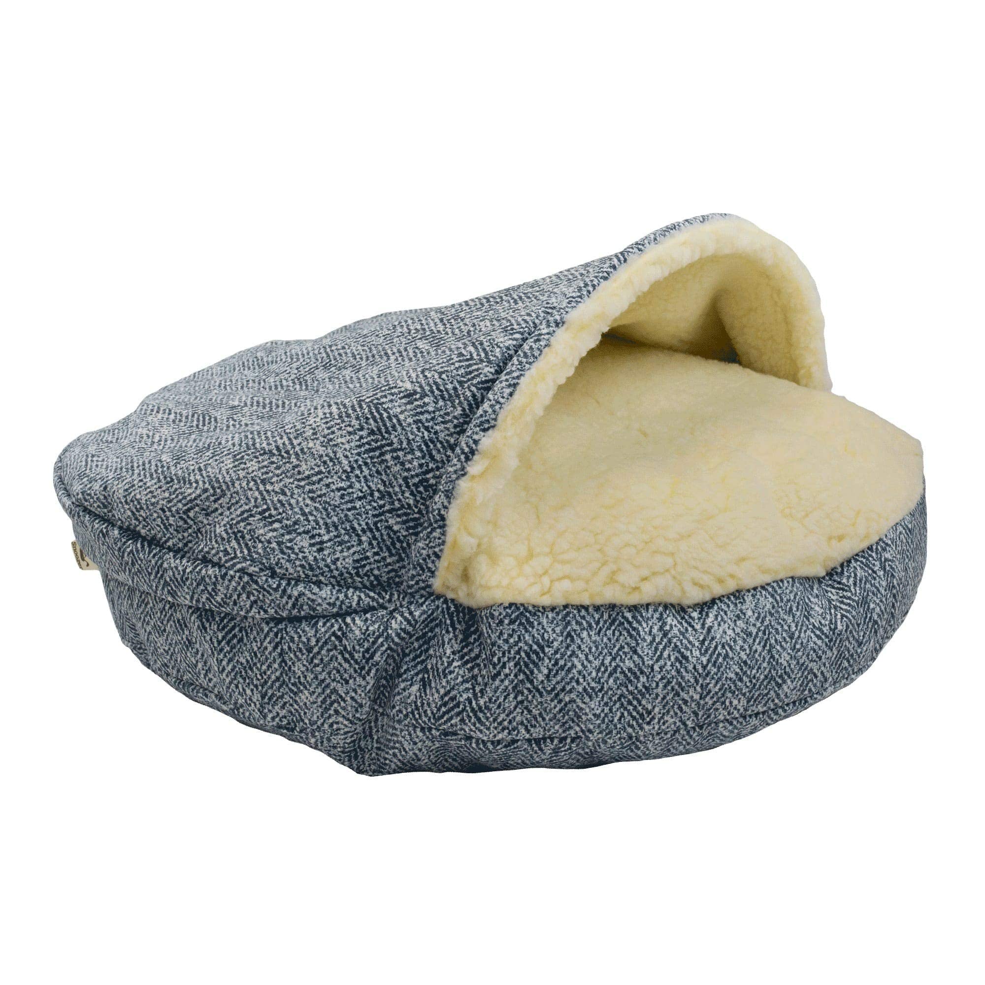 Snoozer Luxury Orthopedic Cozy Cave Pet Bed, Showdog Collection, Extra Large - Palmer Indigo