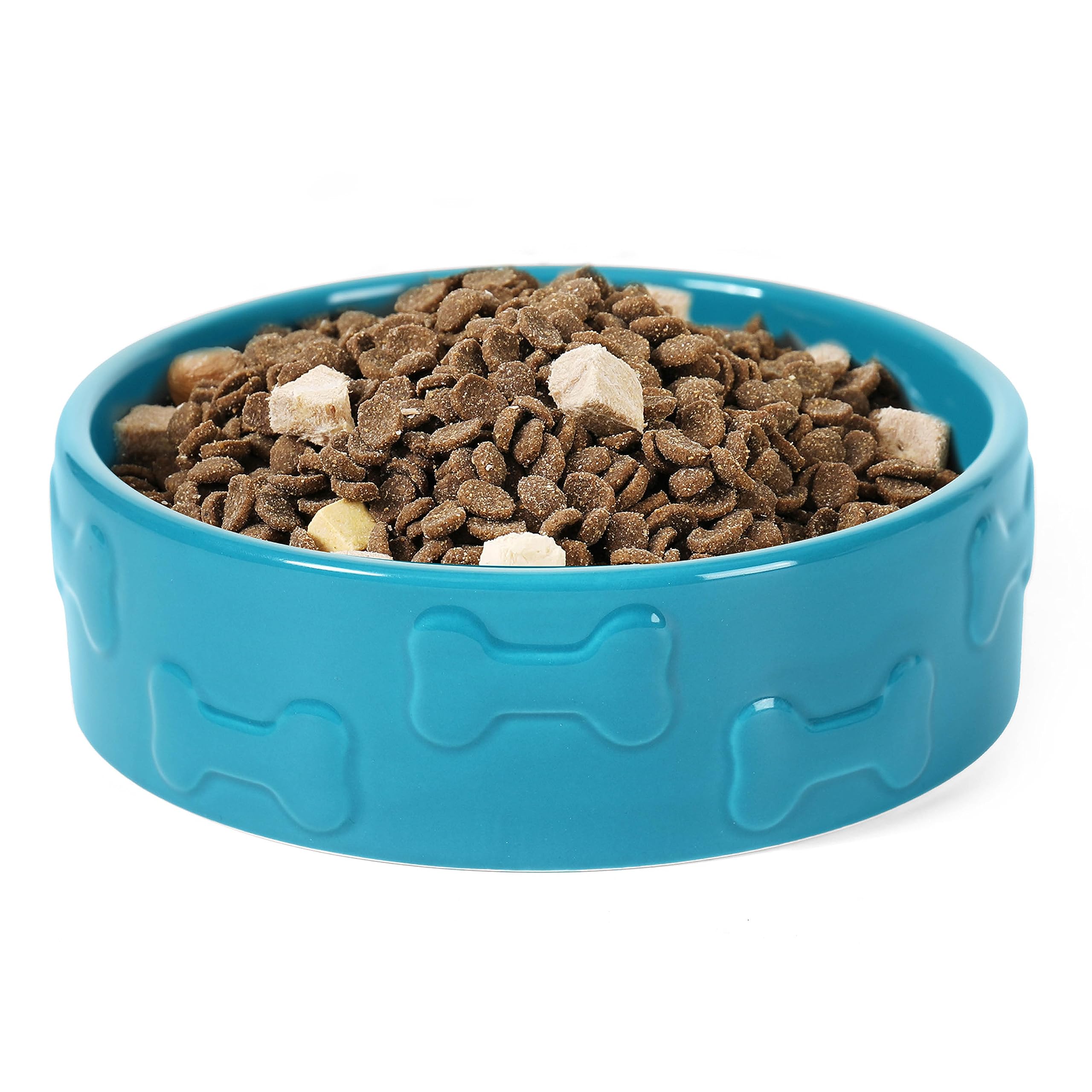 Park Life Designs Pet Bowl | Manor (Medium, Azure)
