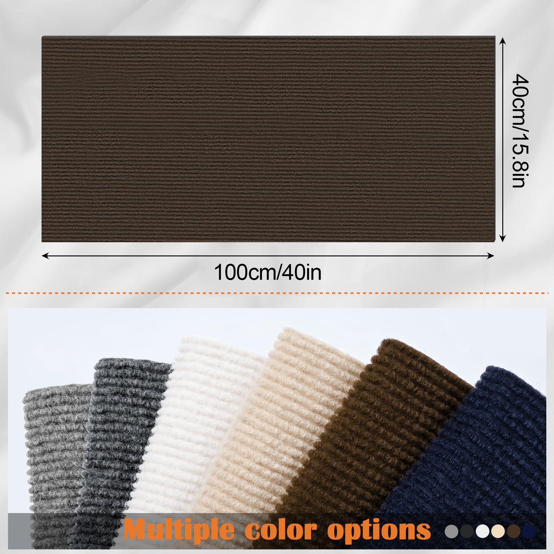 Inchoco Cat Scratch Protectors For Furniture - 40'' X 15.8'' Trimmable Self-Adhesive Cats Claws Scratch Pads, Cat Climbing Couch