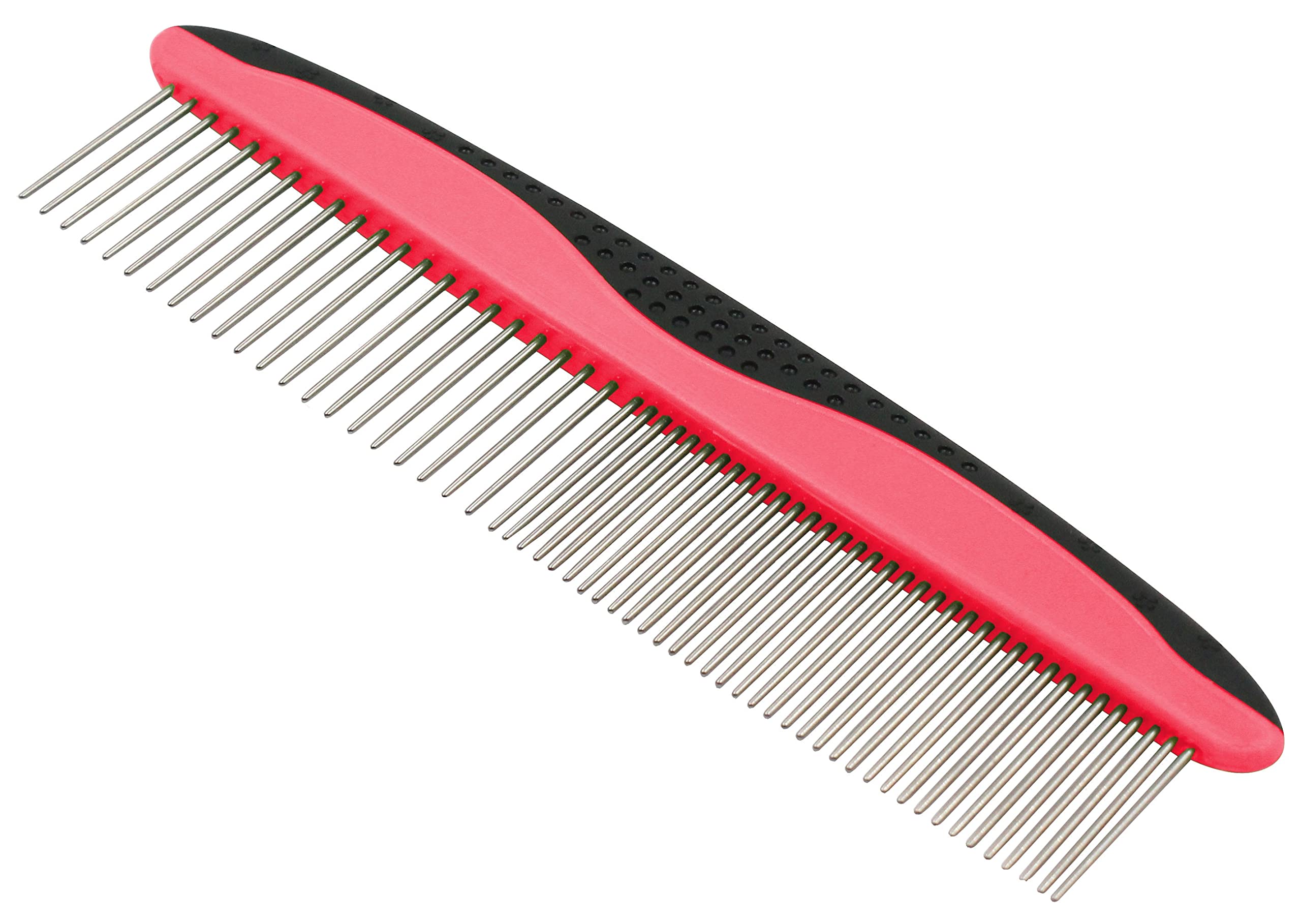 Pet Life A Grip Ease Wide And Narrow Tooth Grooming Pet Comb