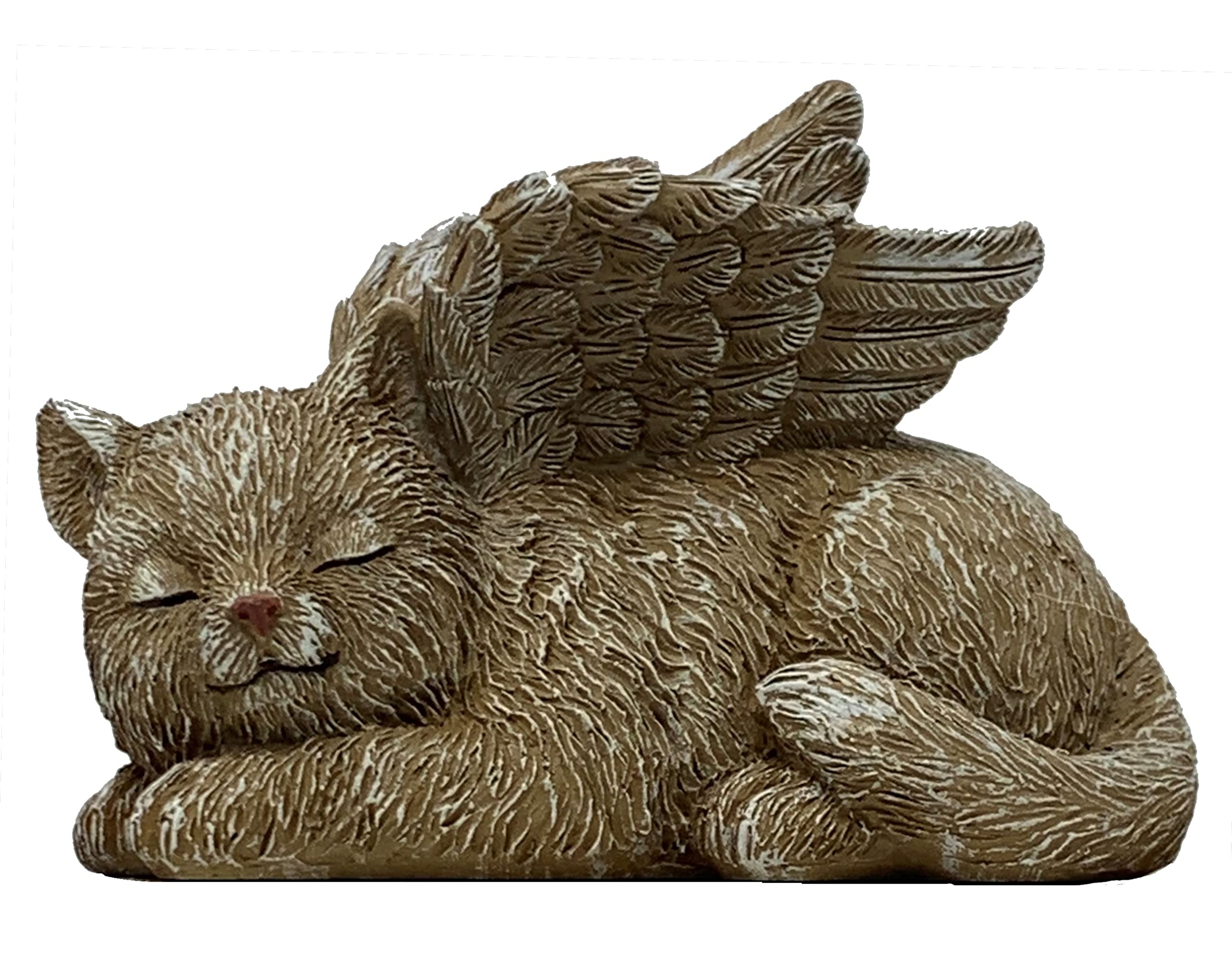 Blossom Bucket Pet Memorial Statue (Cat Angel)