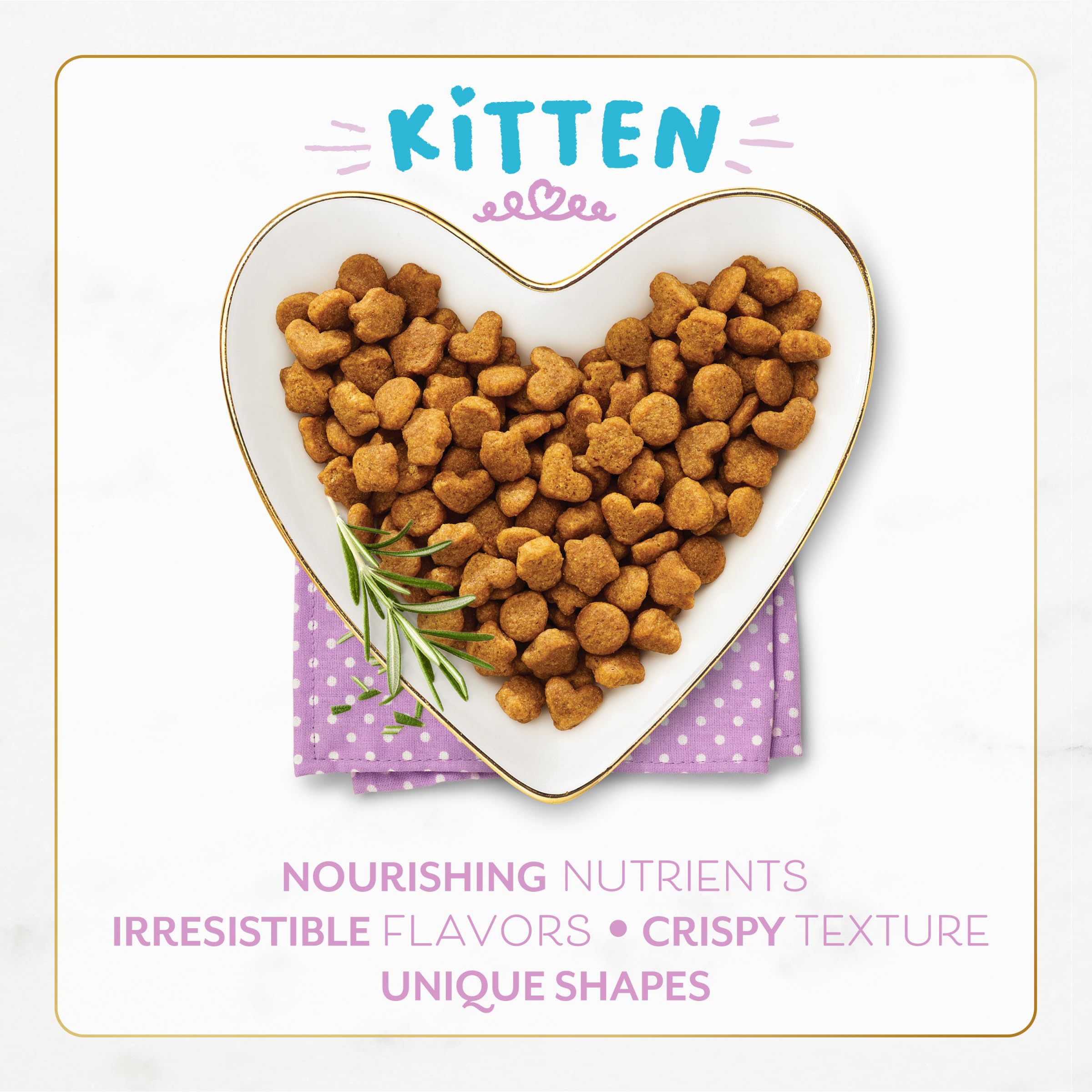 Fancy Feast Purina Kitten with Savory Chicken and Turkey Kitten Dry Food - 3 lb. Bag